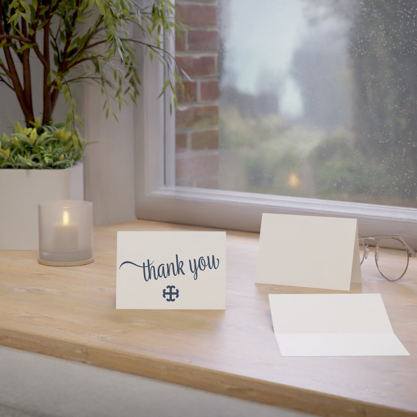 Saint Mary's College Thank You Cards No. 1 | French Cross | Better in Blue Co.