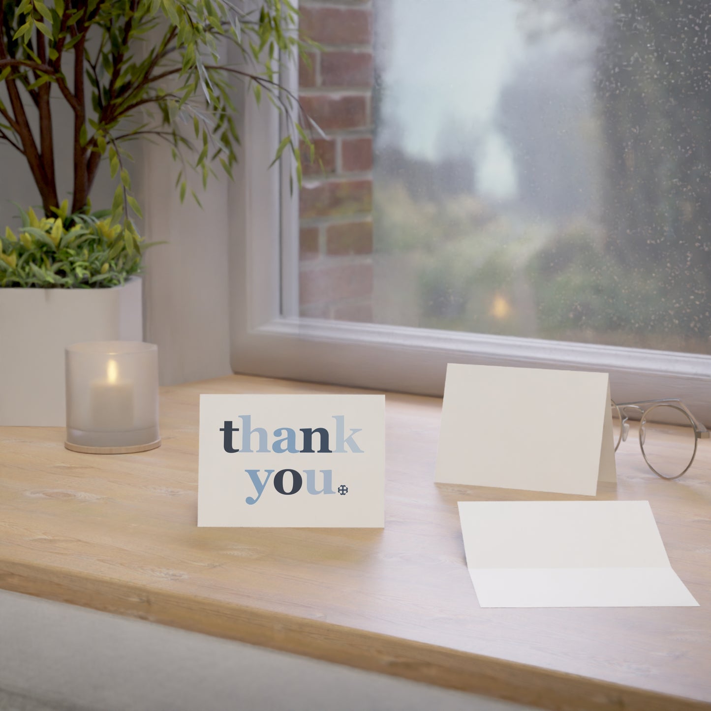 Saint Mary's College Thank You Cards No. 3 | French Cross | Better in Blue Co.