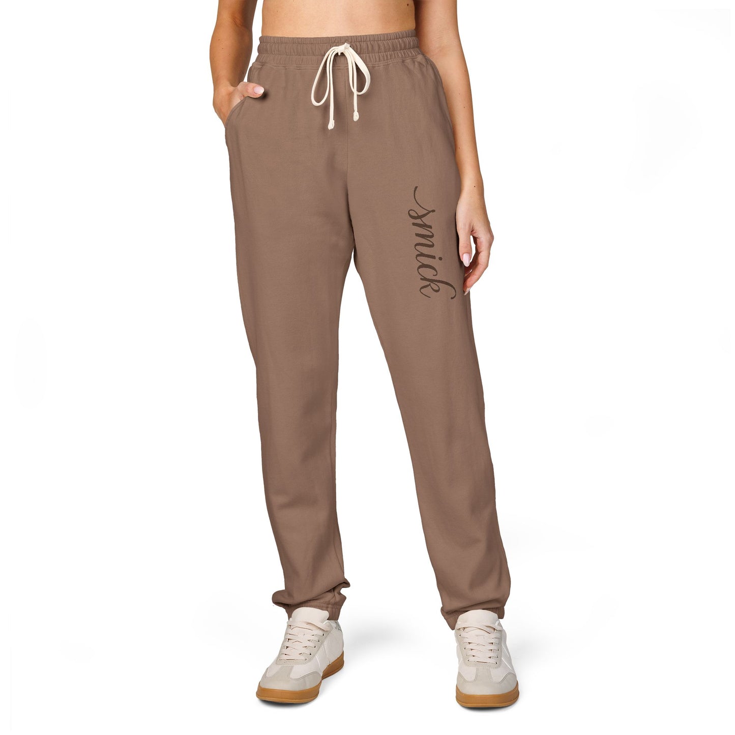 Saint Mary's College Script Smick Sweatpants | Espresso | Better in Blue Co.