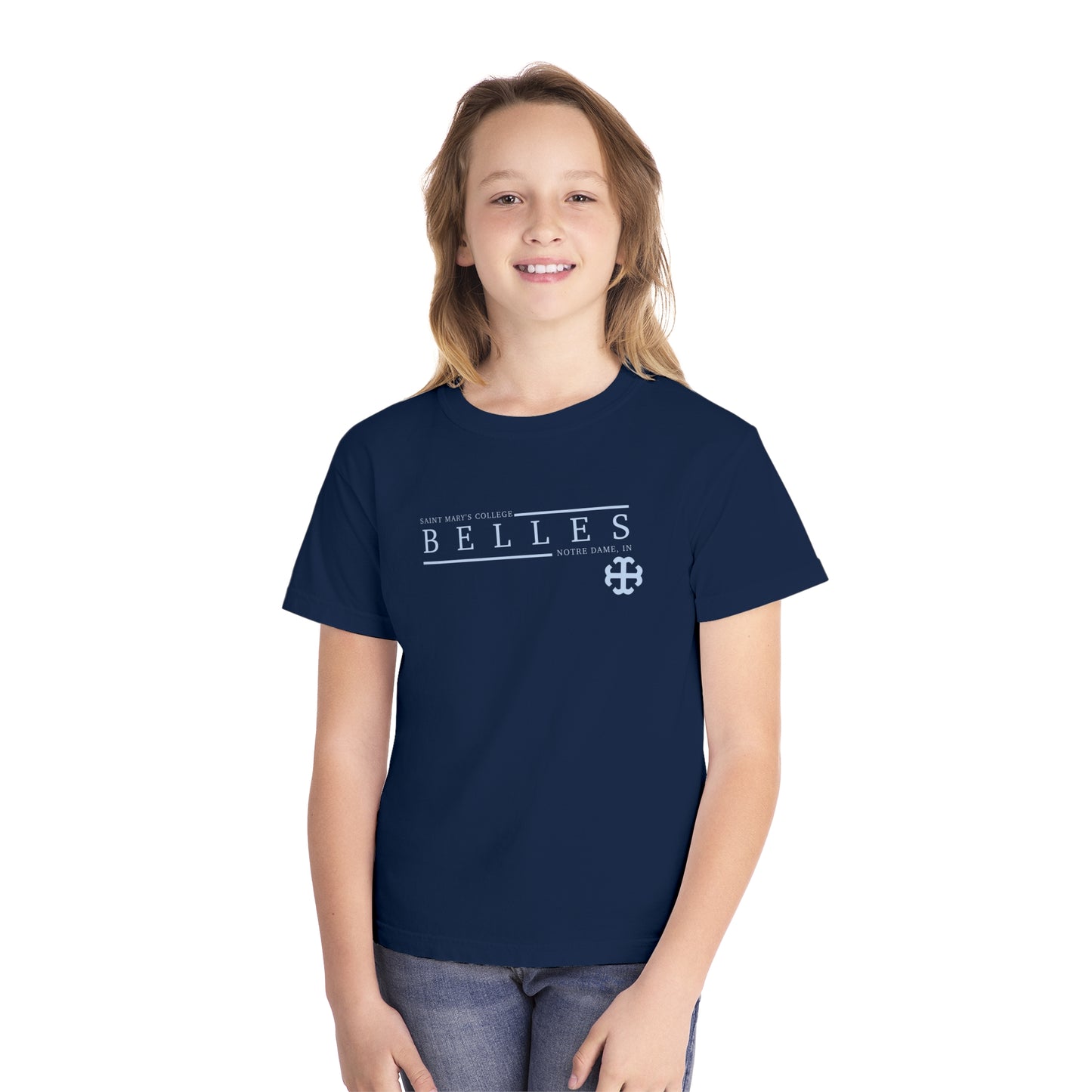 Youth Saint Mary's College Belles Tee | Better in Blue Co.