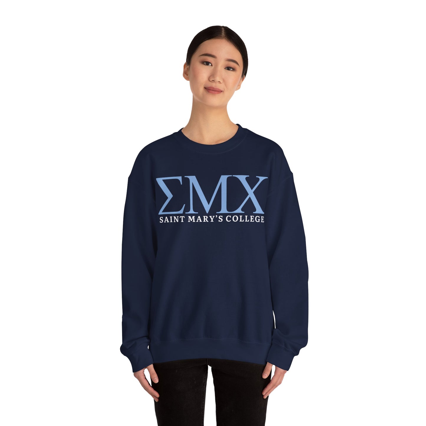 Saint Mary's College Sigma Mu Chi Crewneck | Better in Blue Co.