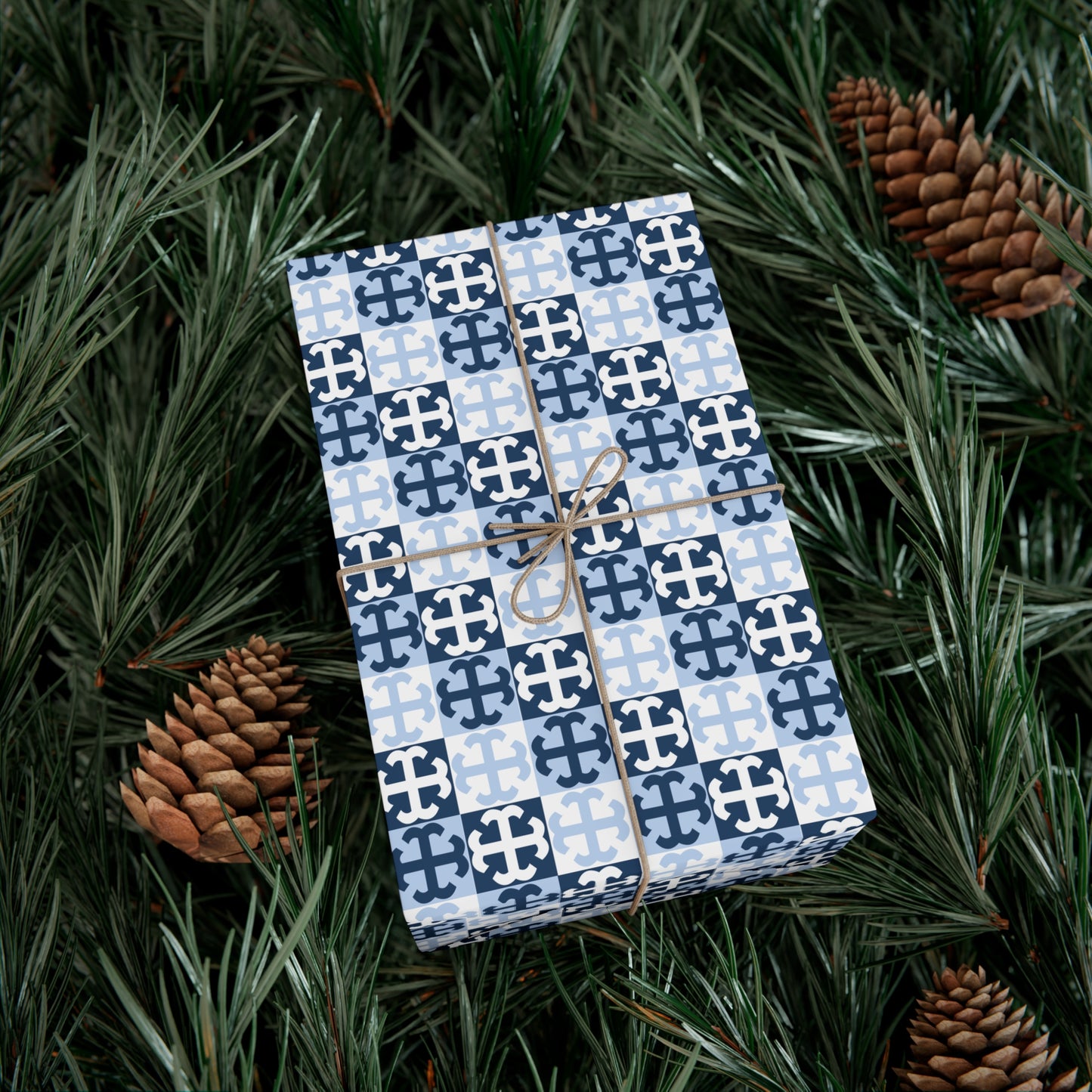Saint Mary's College French Cross Wrapping Paper No. 6 | French Cross | Smick
