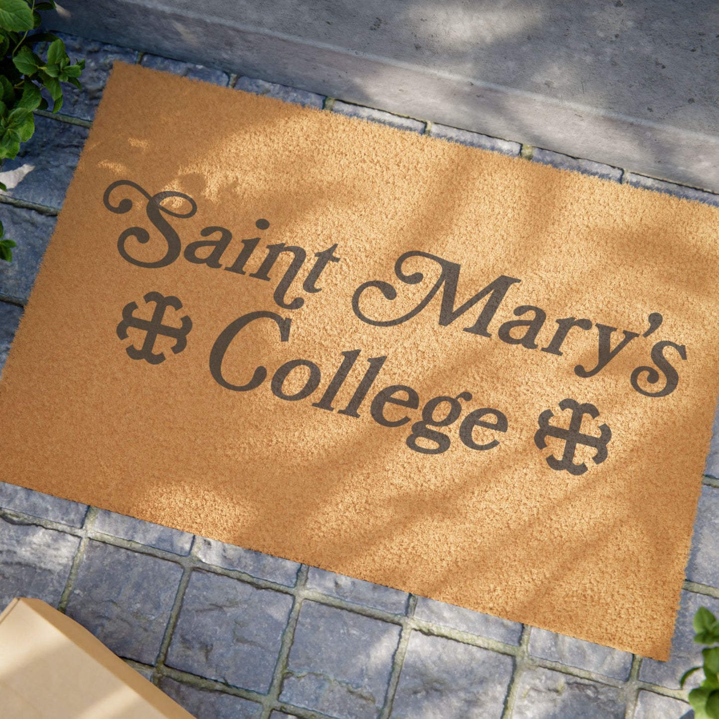 Saint Mary's College Doormat | French Cross | Better in Blue Co.