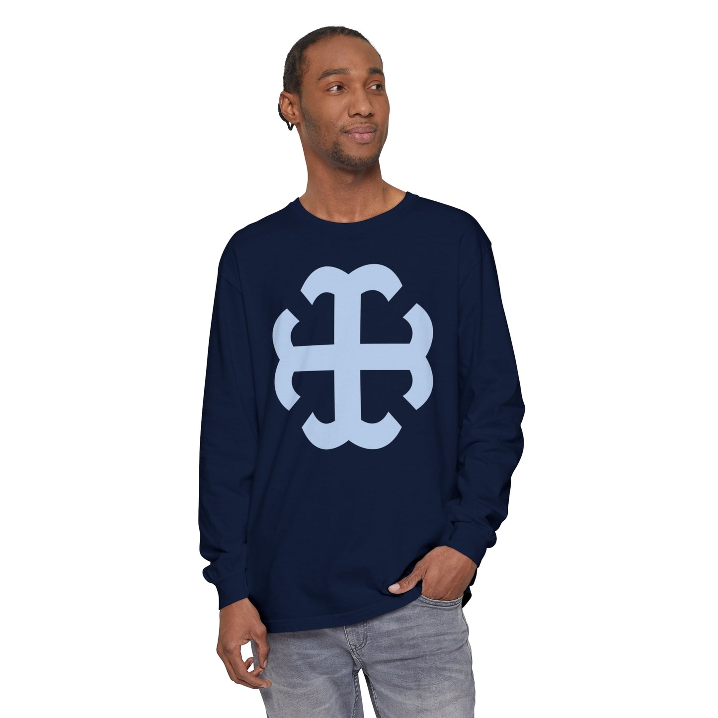 Saint Mary's College French Cross Long Sleeve | Notre Dame, IN | Better in Blue Co.