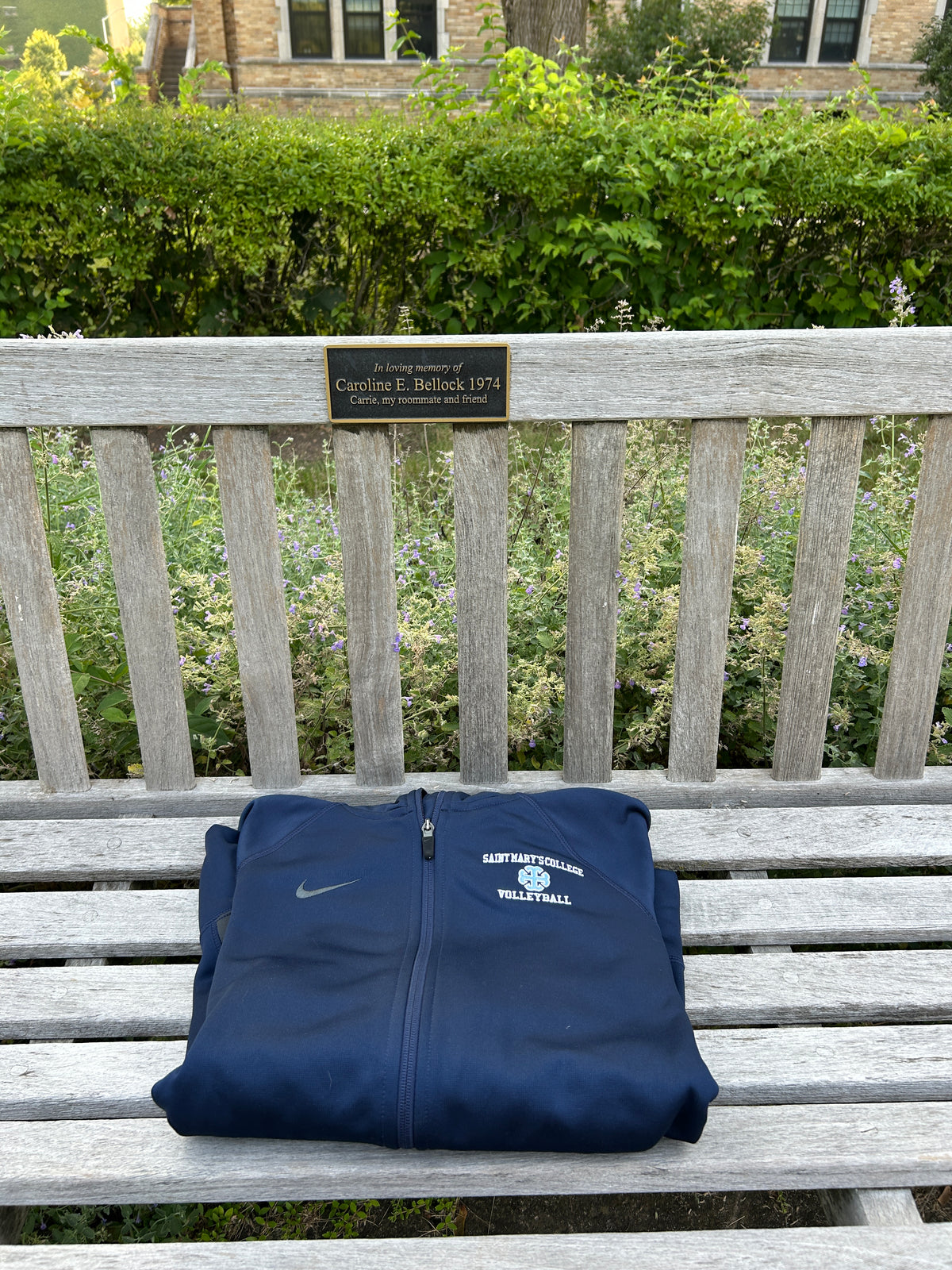 Saint Mary's College Navy Blue Volleyball Nike Zip-Up Large