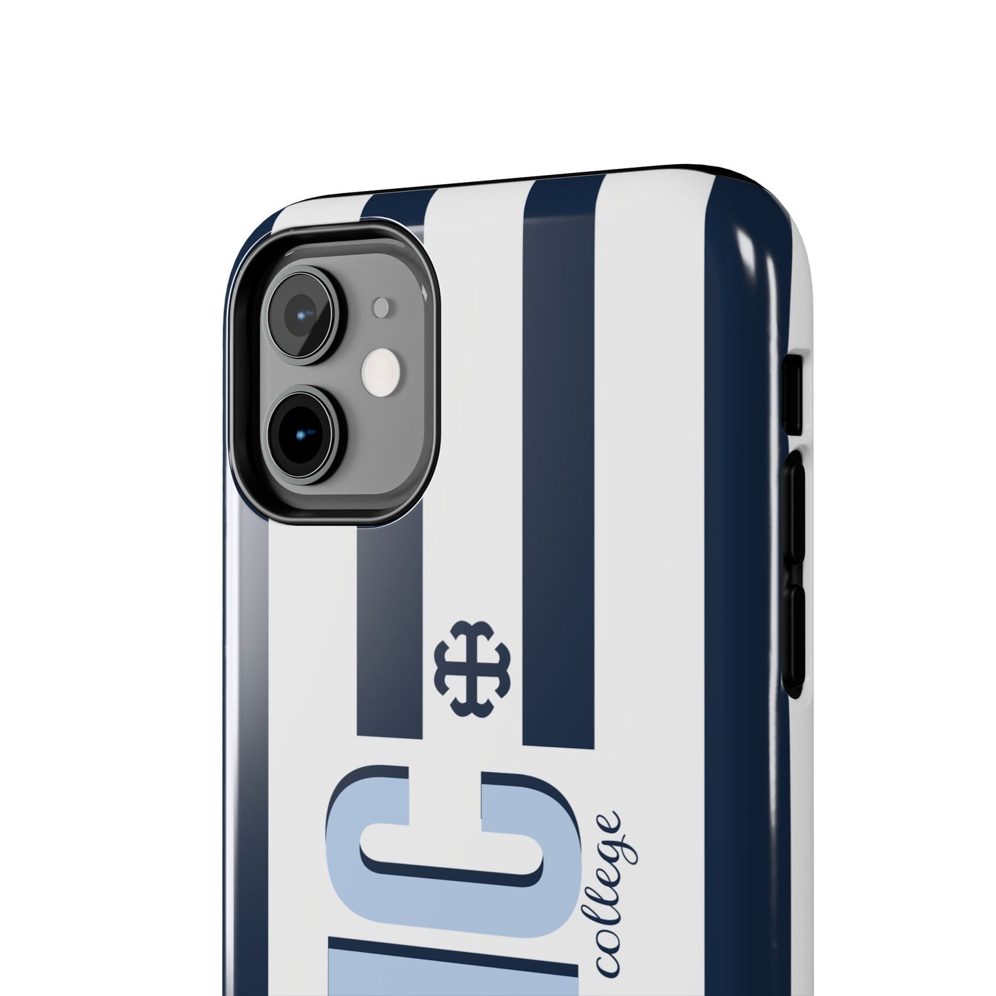 Saint Mary's College Navy Blue Striped Phone Case | French Cross | Better in Blue Co.