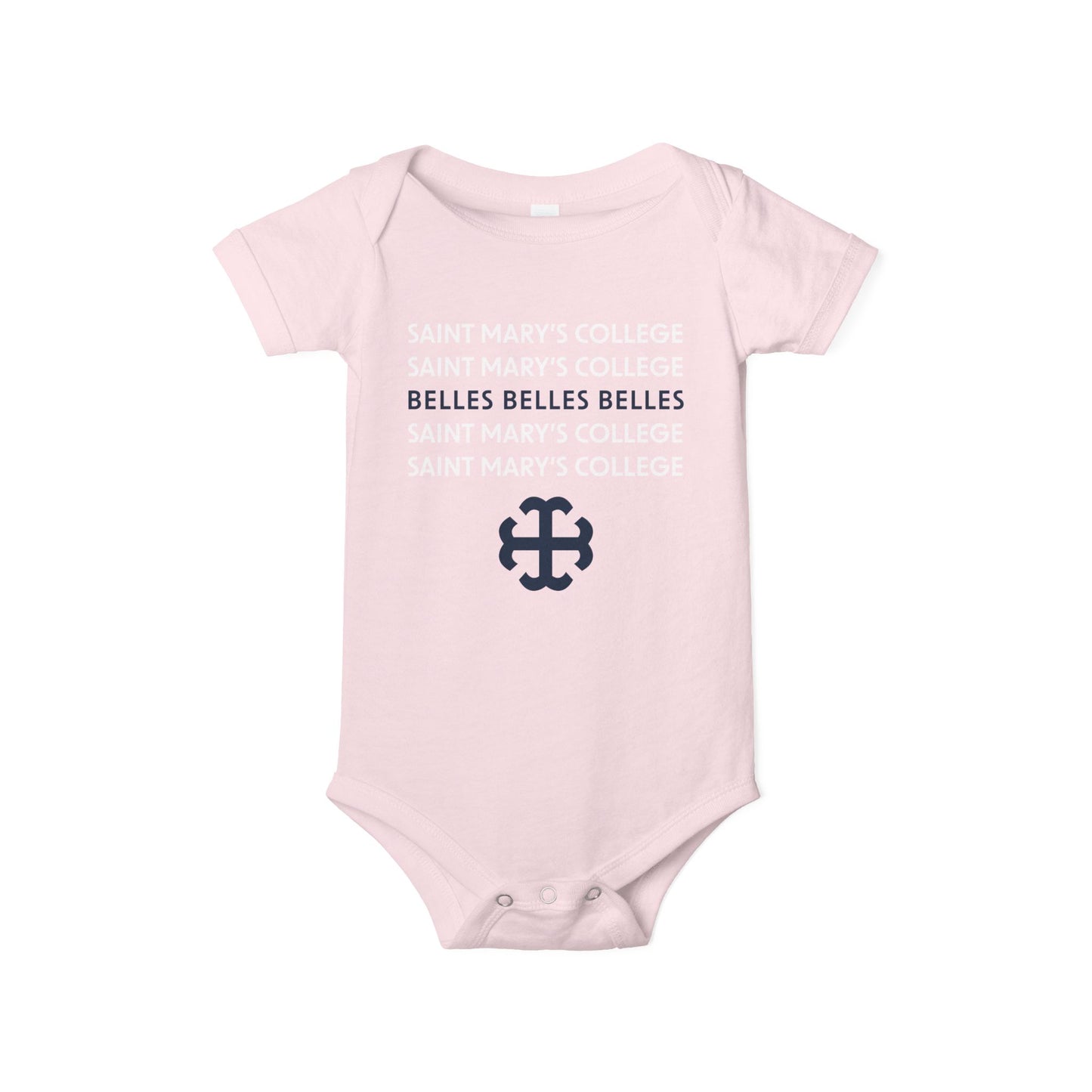 Saint Mary's College Baby Onesie No. 2 | French Cross | Better in Blue Co.