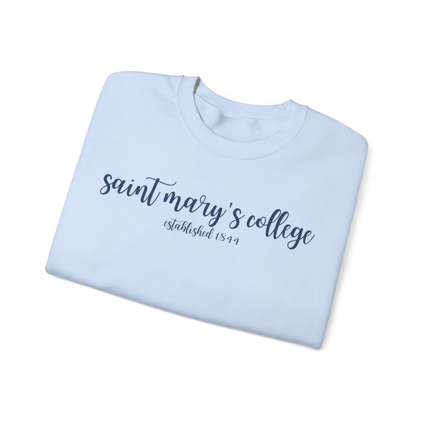 Saint Mary's College Crewneck | Smick | 1844 | Better in Blue Co.