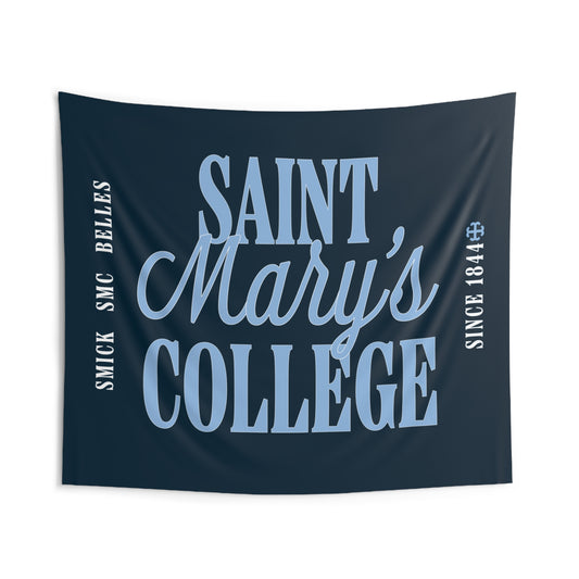 Saint Mary's College "Smick SMC Belles" Tapestry | Better in Blue Co.