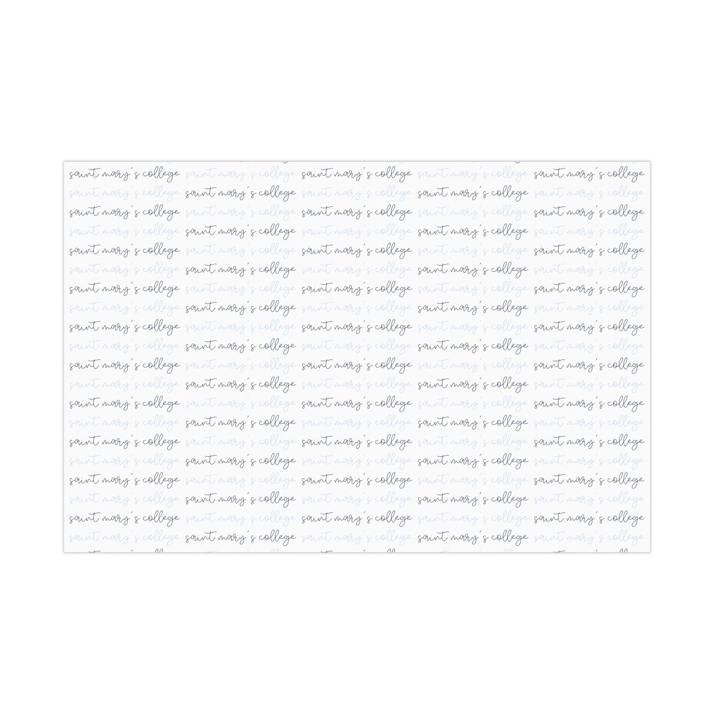 Saint Mary's College Wrapping Paper No. 4 | Better in Blue Co. |