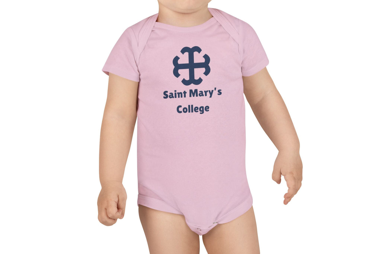 Saint Mary's College Baby Onesie | French Cross | Belles | Better in Blue Co.