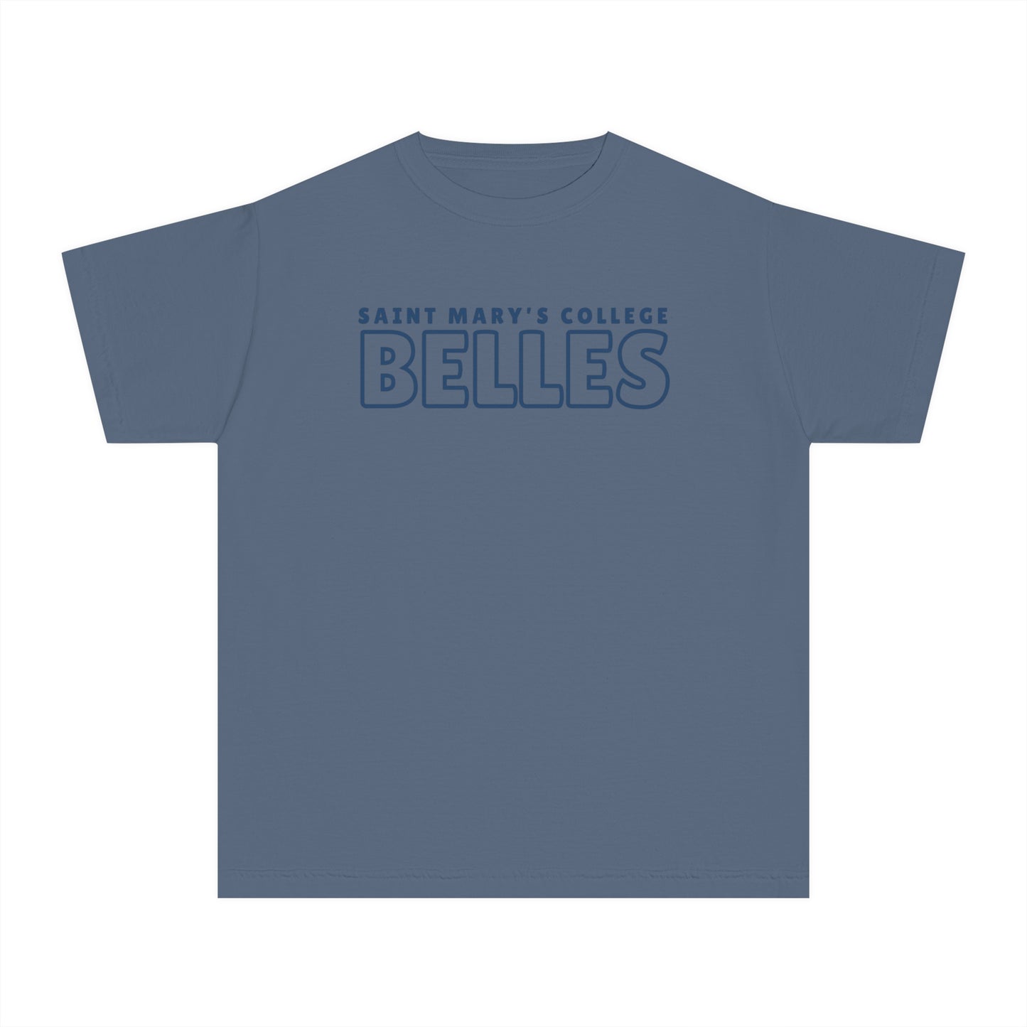 Youth Saint Mary's College Belles No.2 Midweight Tee | Better in Blue Co.