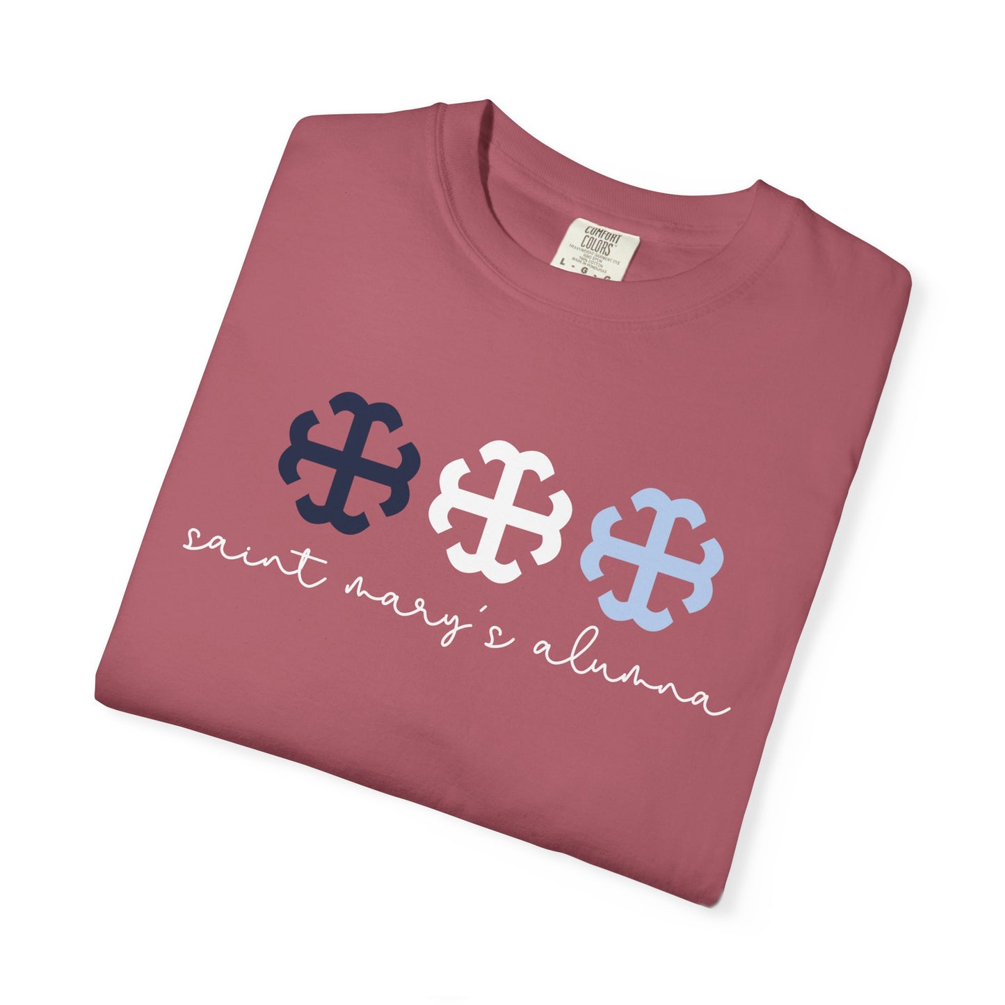 Saint Marys College French Cross Alumna Tee | Belles | Smick | Better in Blue Co.