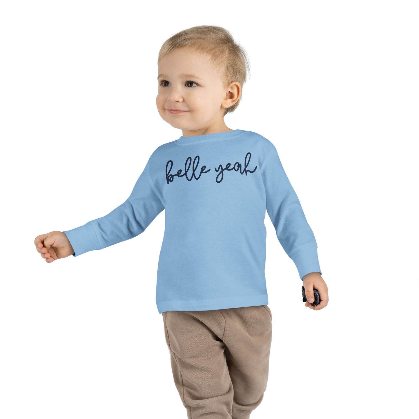 Toddler Saint Mary's College Belle Yeah Long Sleeve Tee | Better in Blue Co.