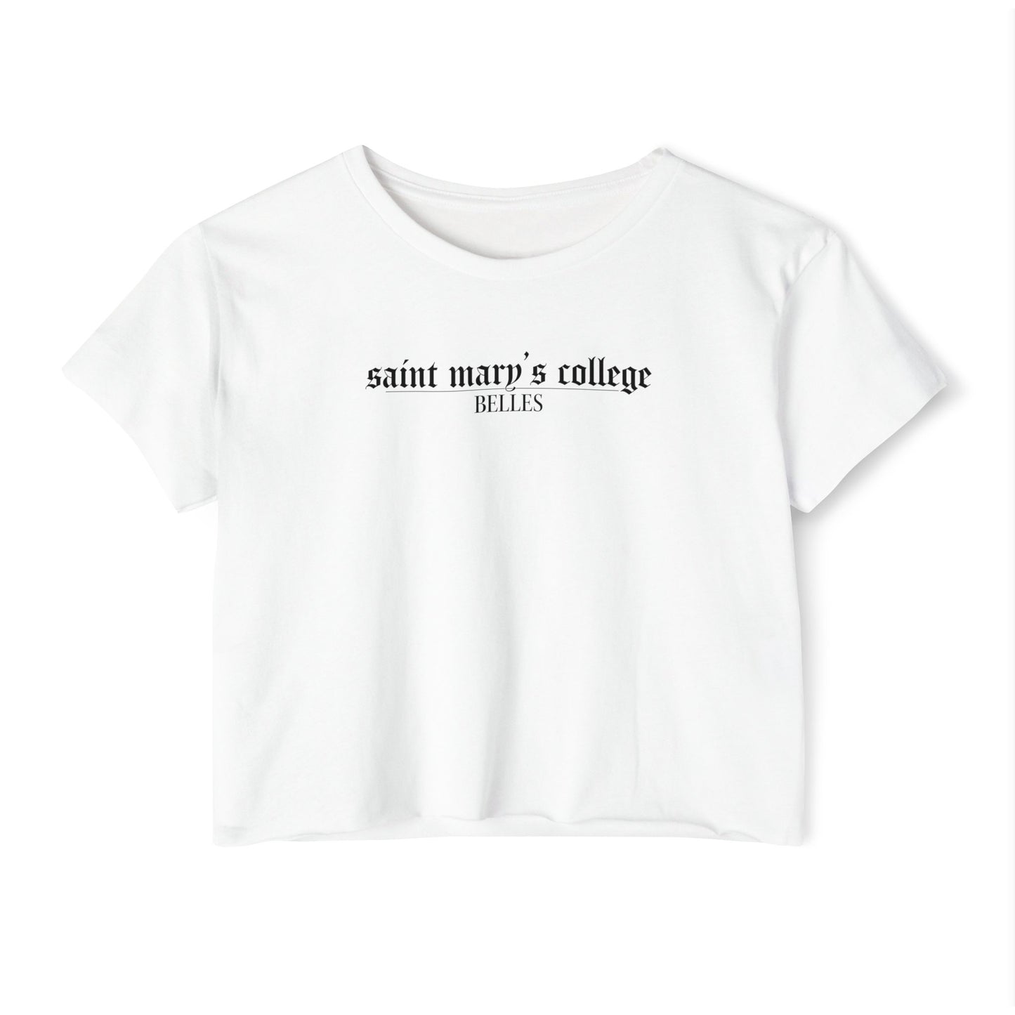 Saint Mary's College Belles Crop Top | Better in Blue Co.