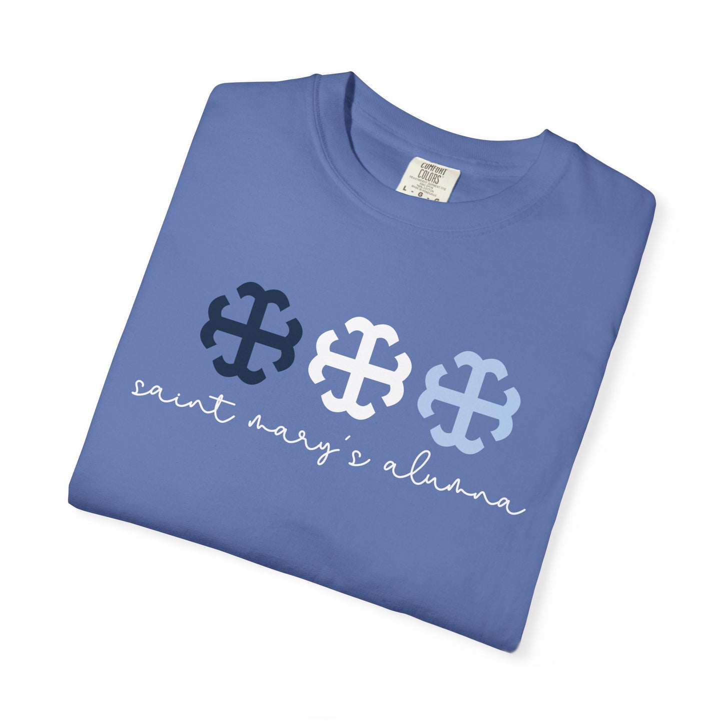 Saint Marys College French Cross Alumna Tee | Belles | Smick | Better in Blue Co.