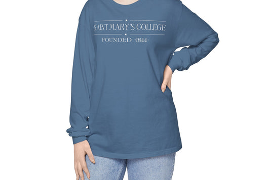 Saint Mary's College "Gilmore Girls Inspired" Long Sleeve | Founded 1844 | Belles | Better in Blue Co.