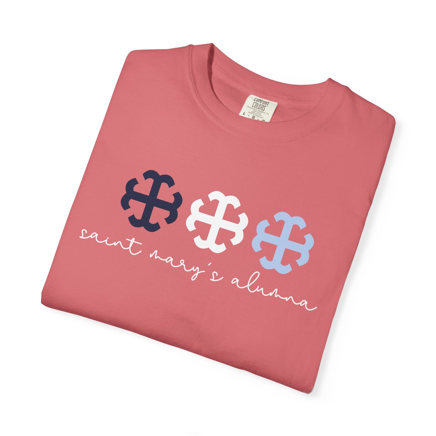 Saint Marys College French Cross Alumna Tee | Belles | Smick | Better in Blue Co.