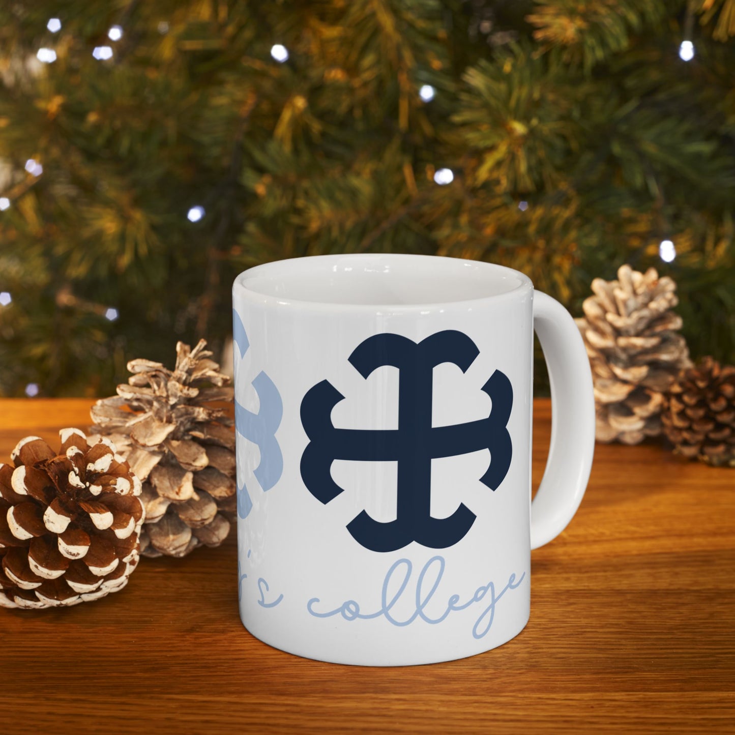 Saint Mary's College French Cross Mug | Belles Blue | Better in Blue Co.