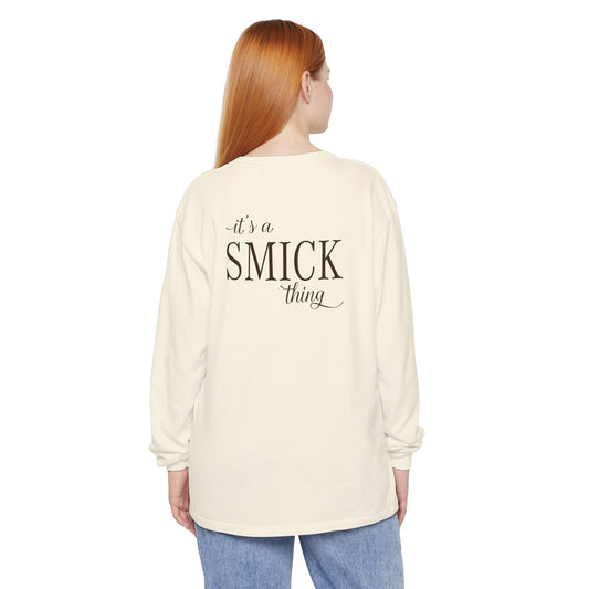 Saint Mary's College "it's a Smick thing" Unisex Long Sleeve T-Shirt | Comfort Colors | Belles | Better in Blue Co.