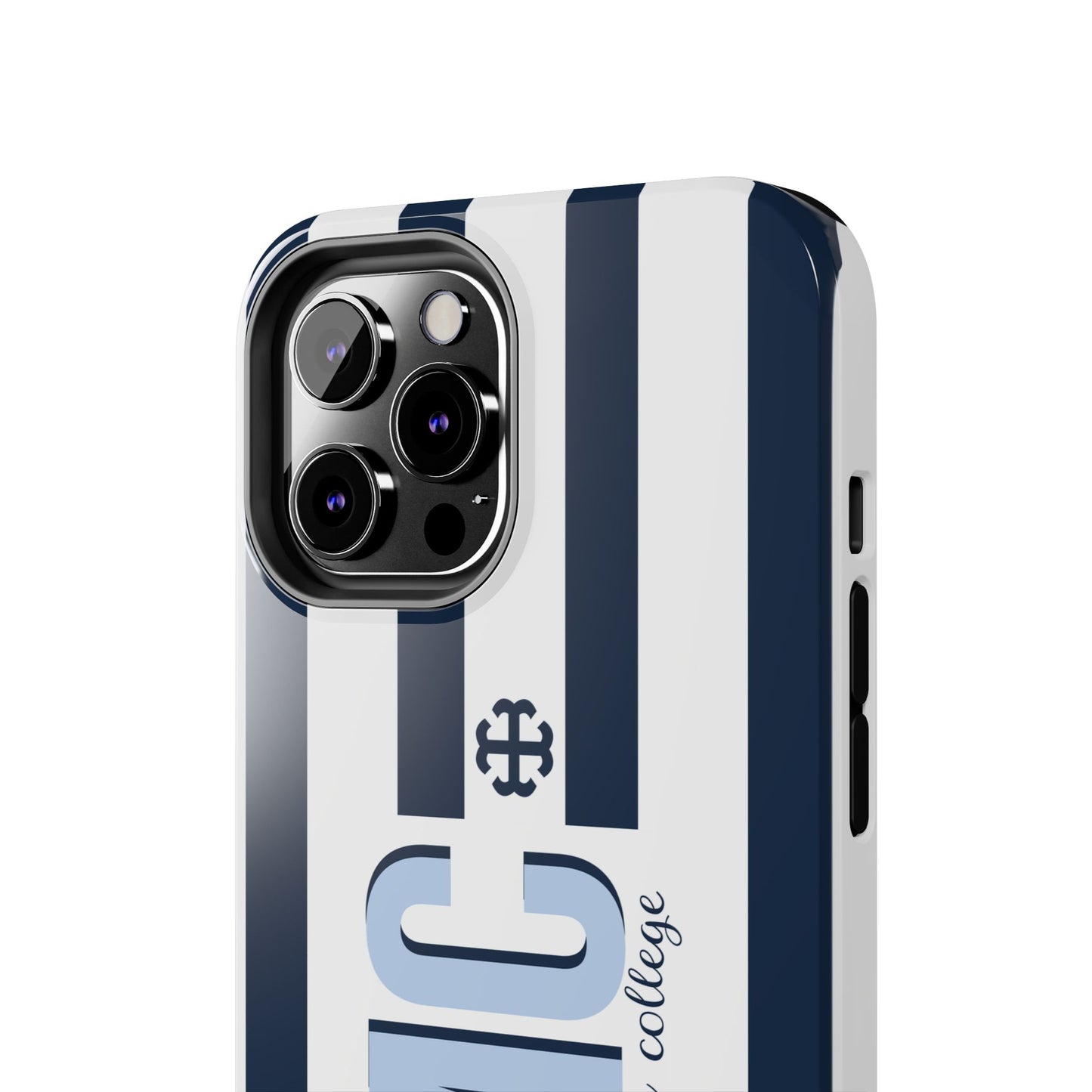 Saint Mary's College Navy Blue Striped Phone Case | French Cross | Better in Blue Co.