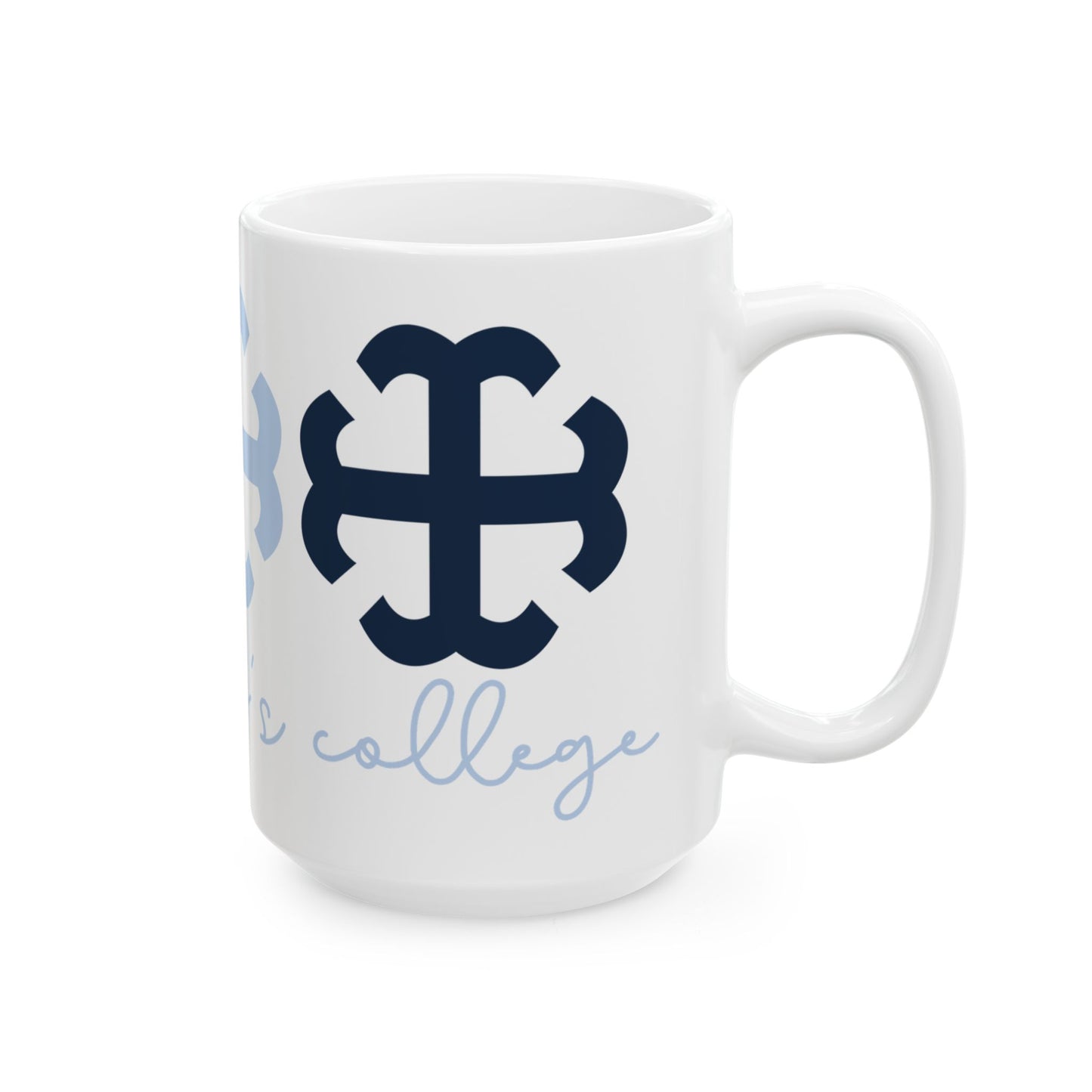 Saint Mary's College French Cross Mug | Belles Blue | Better in Blue Co.