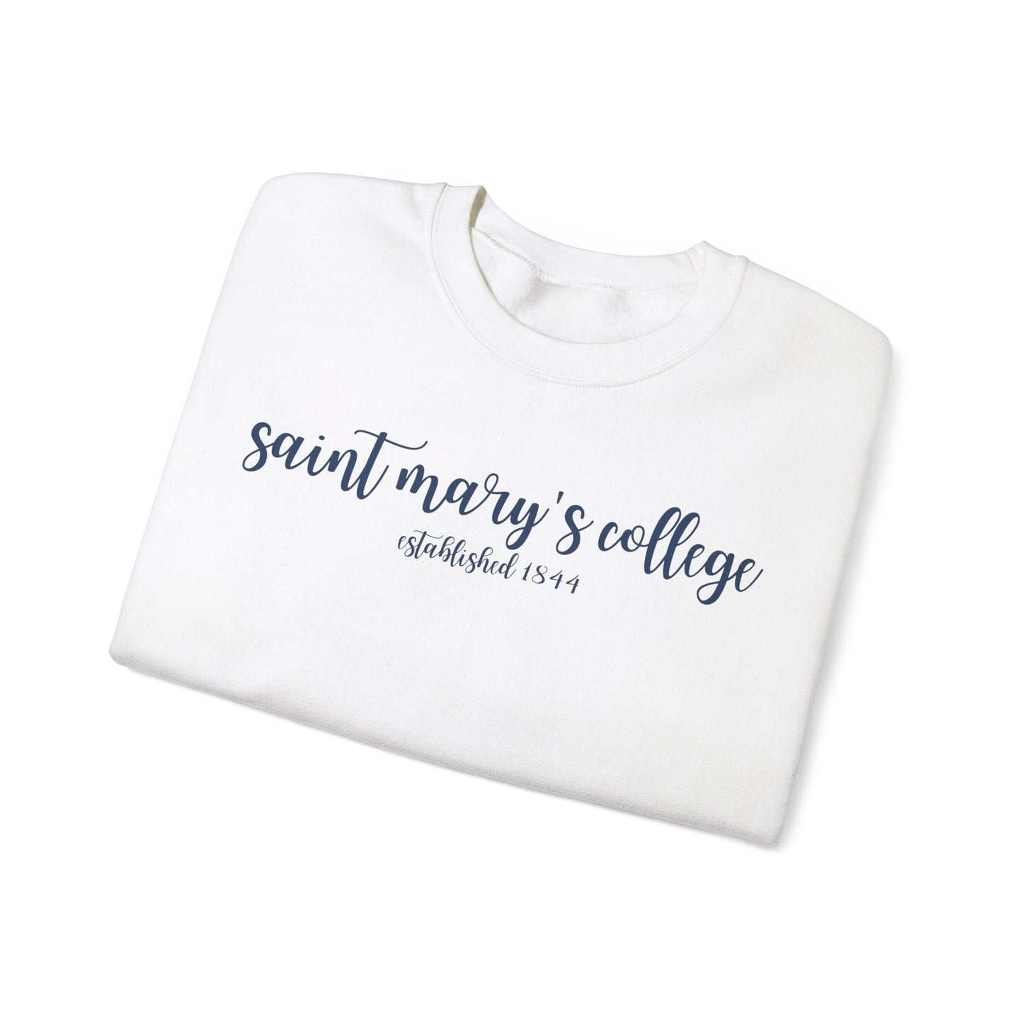Saint Mary's College Crewneck | Smick | 1844 | Better in Blue Co.
