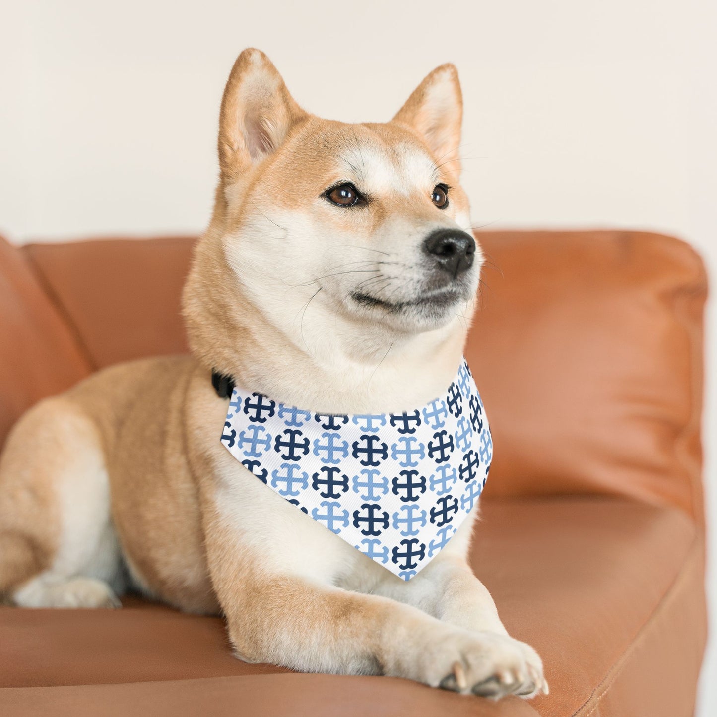 Saint Mary's College French Cross Pet Bandana Collar | Notre Dame, IN| Belles | Smick