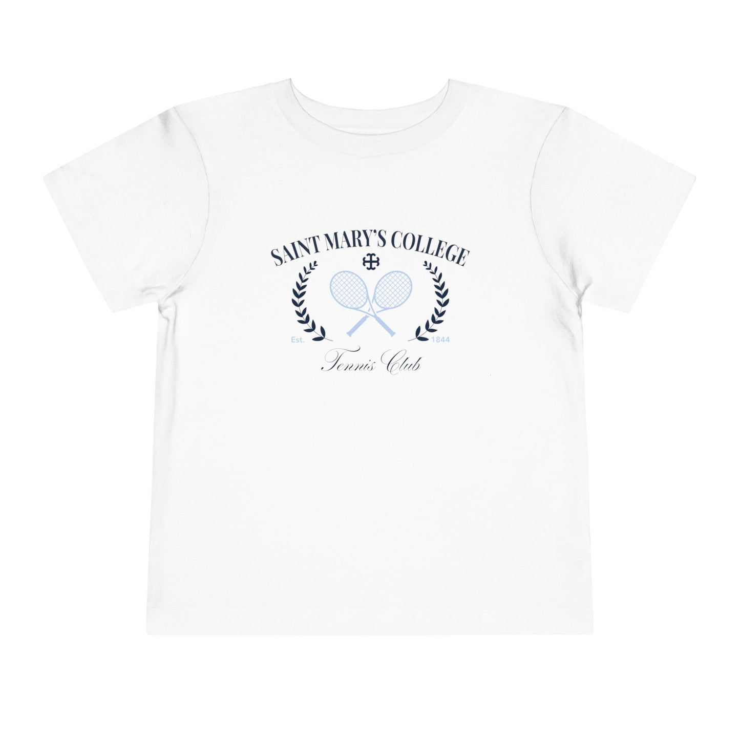 Saint Mary's College Tennis Club T-Shirt | Toddler | French Cross | Better in Blue Co.