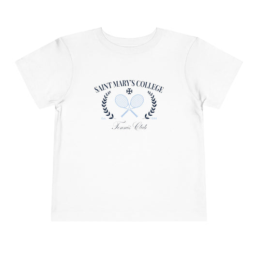 Saint Mary's College Tennis Club T-Shirt | Toddler | French Cross | Better in Blue Co.