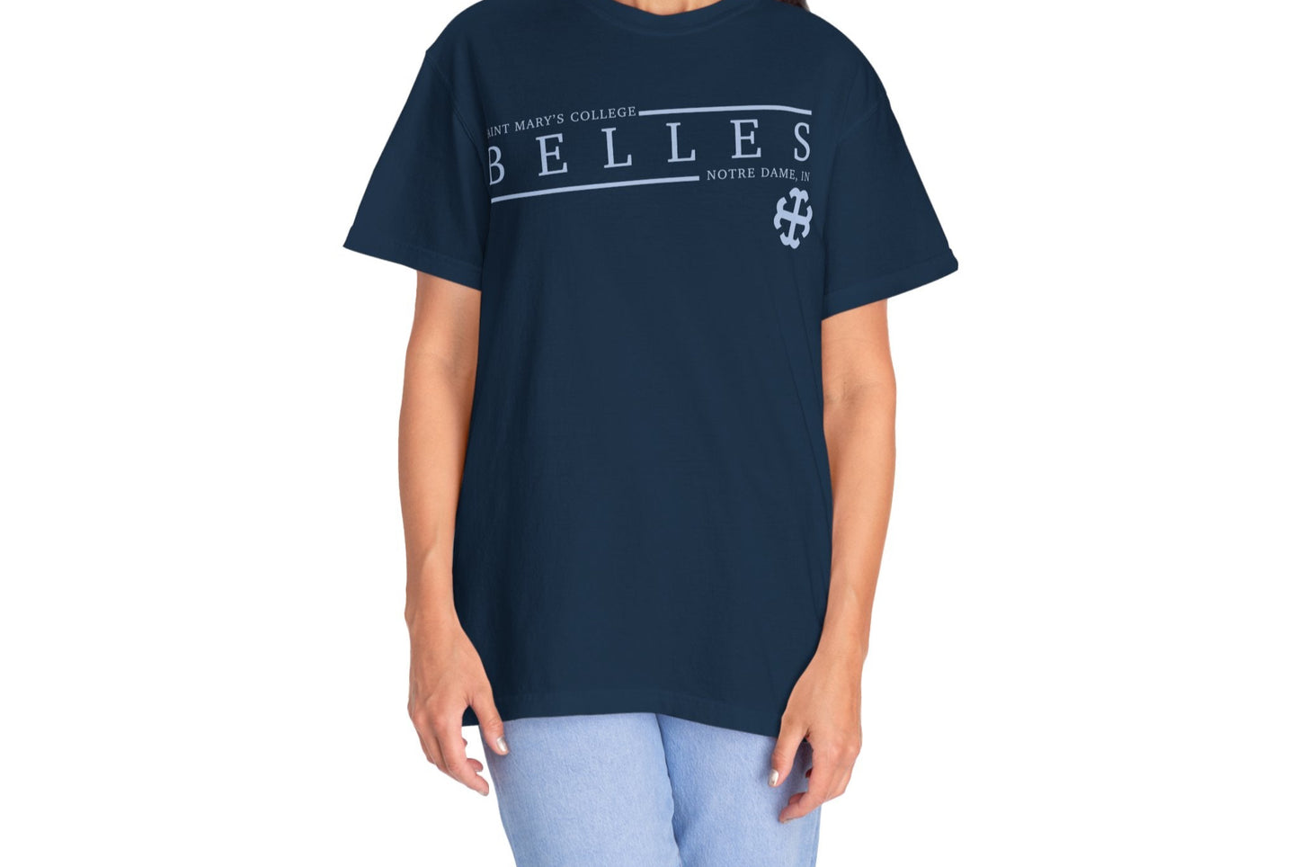 Saint Mary's College Belles Unisex T-Shirt | French Cross | Notre Dame, IN | Better in Blue Co.