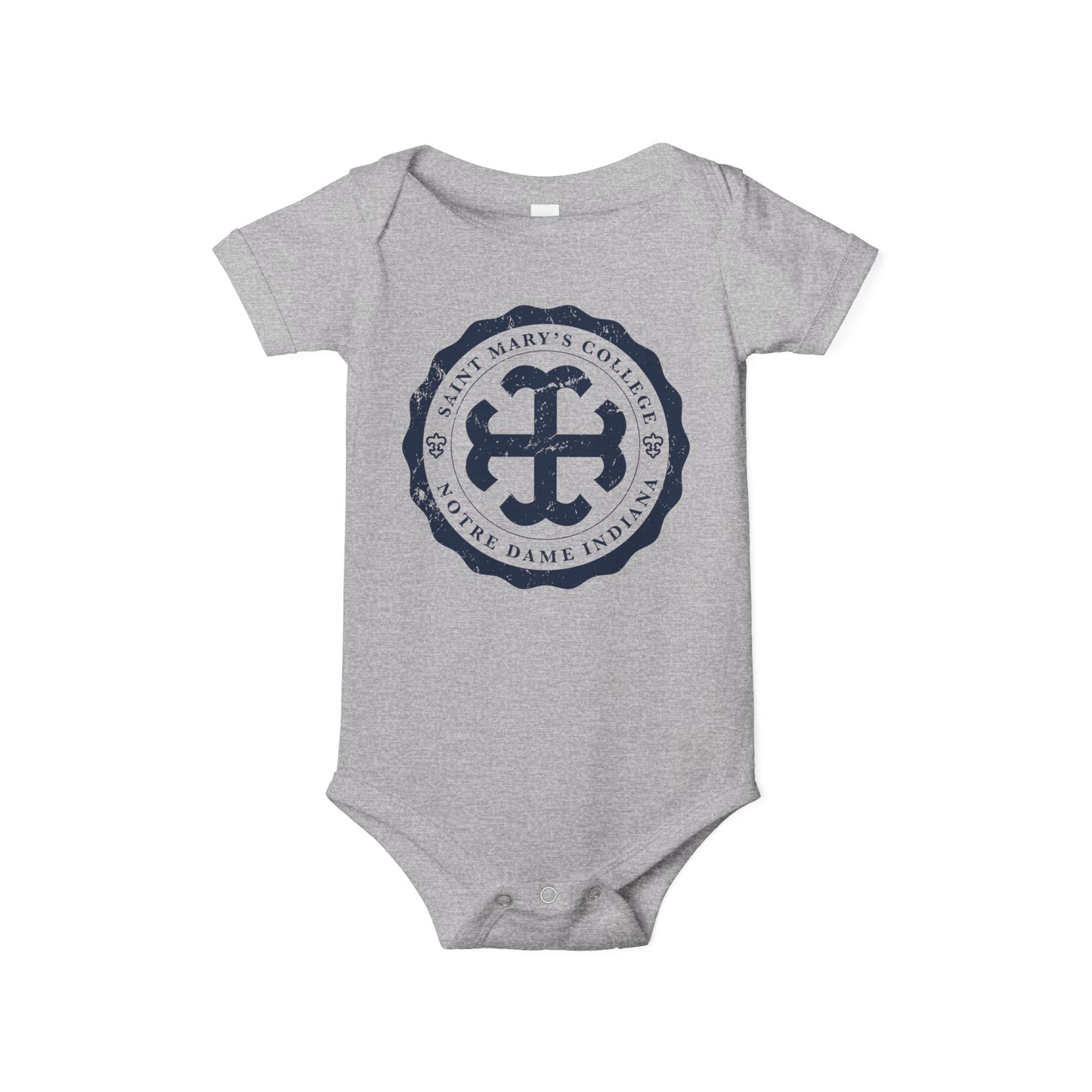 Saint Mary's College Infant Onesie No. 4 | French Cross | Baby | Better in Blue Co.