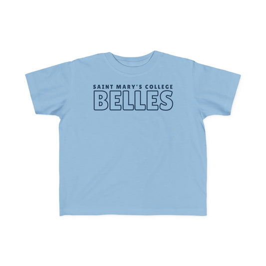 Toddler Saint Mary's College Belles No. 2 Tee Tee | Better in Blue Co.