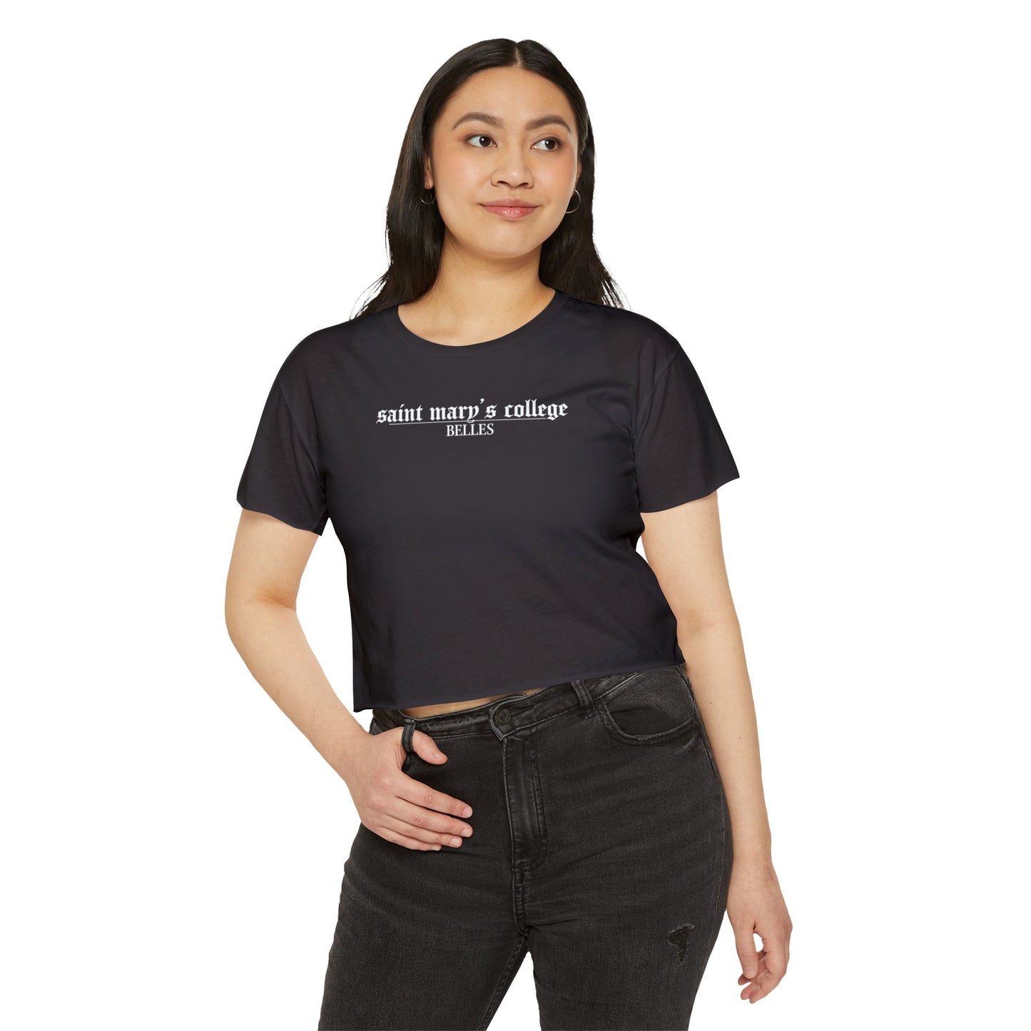 Saint Mary's College Belles Crop Top | Better in Blue Co.