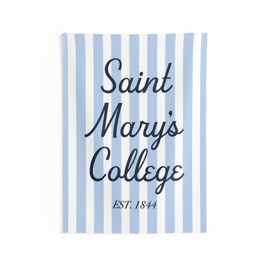 Saint Mary's College Est. 1844 Tapestry | Smick City | Better in Blue Co.