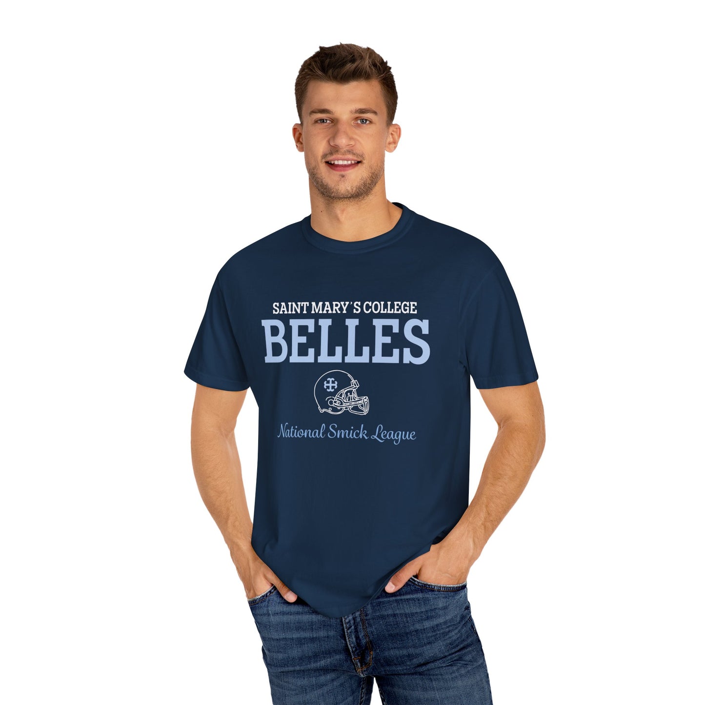 Saint Mary's College Belles National Smick League Unisex T-shirt | Belles | 1844 | Better in Blue Co.