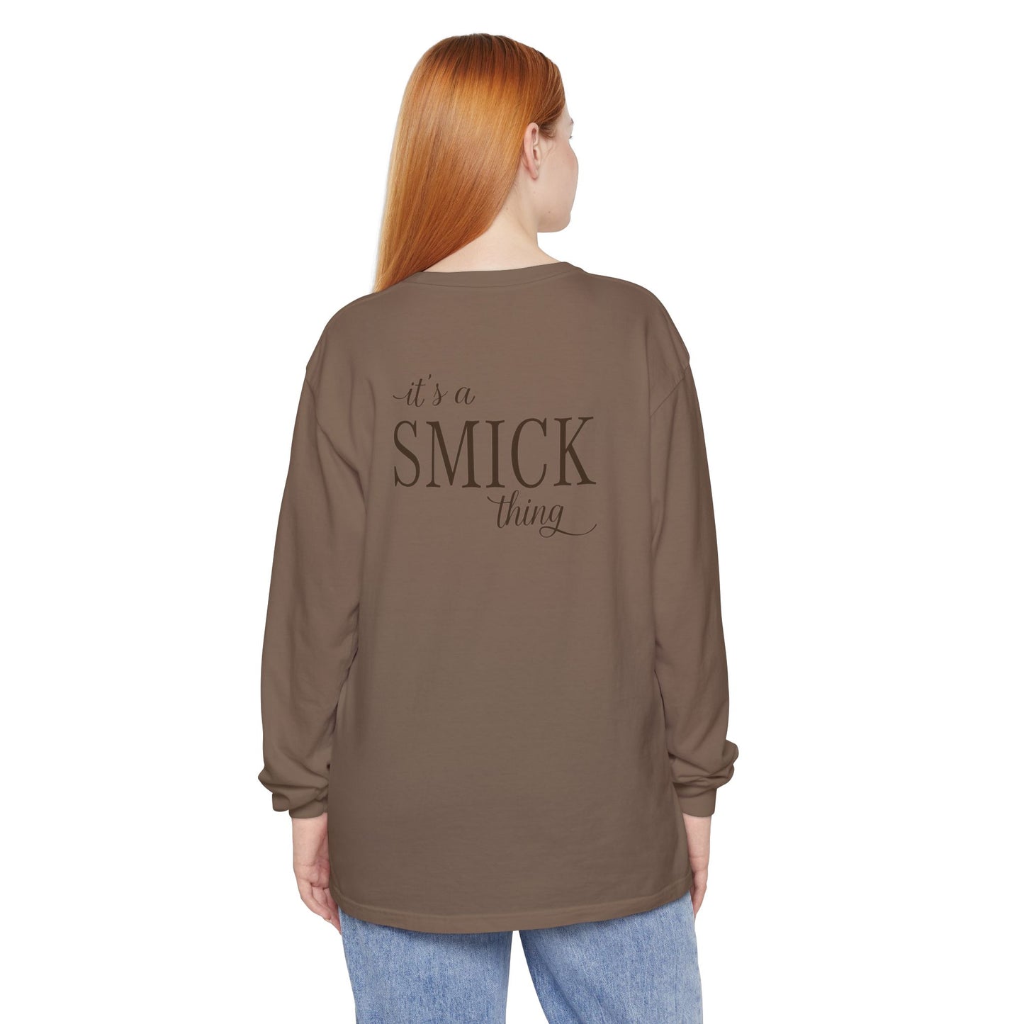 Saint Mary's College "it's a Smick thing" Unisex Long Sleeve T-Shirt | Comfort Colors | Belles | Better in Blue Co.