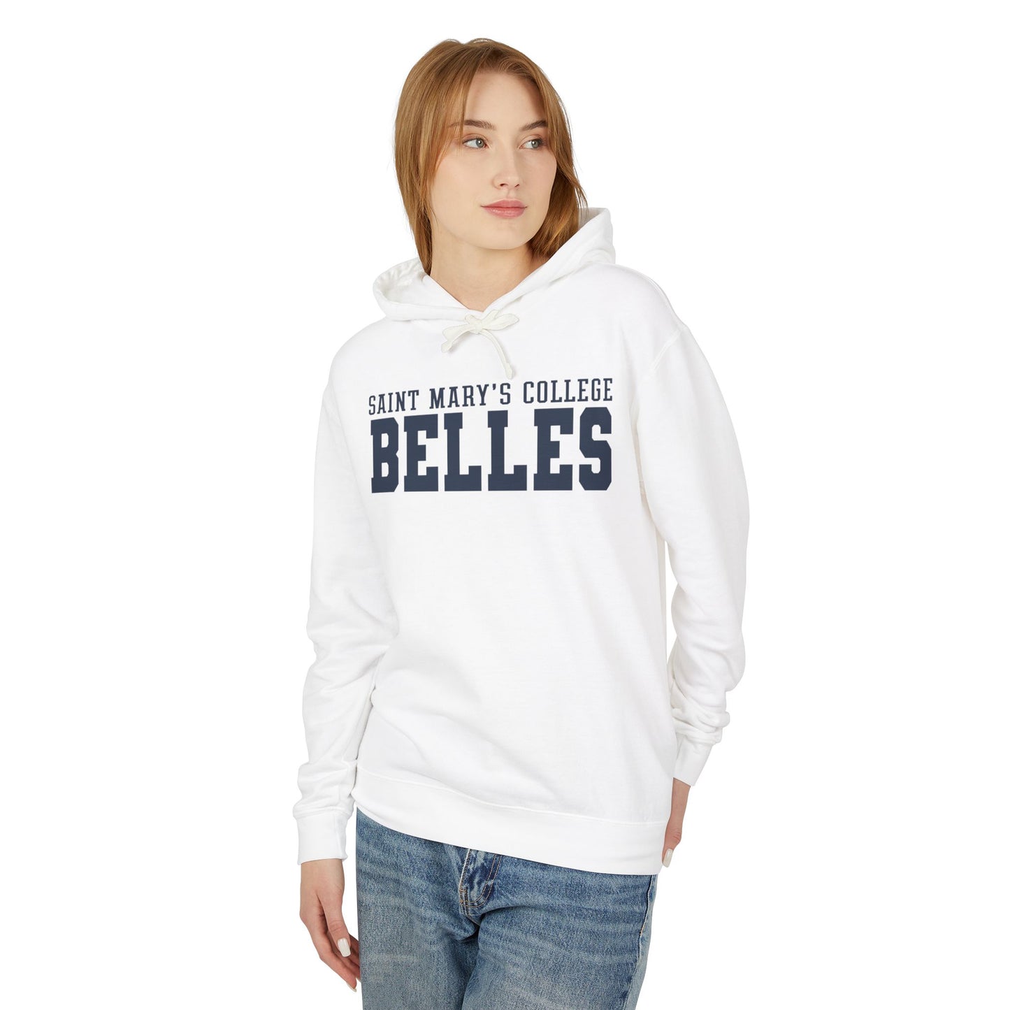 Saint Mary's College Belles Comfort Colors Hoodie | Smick | Notre Dame, IN | Better in Blue Co.