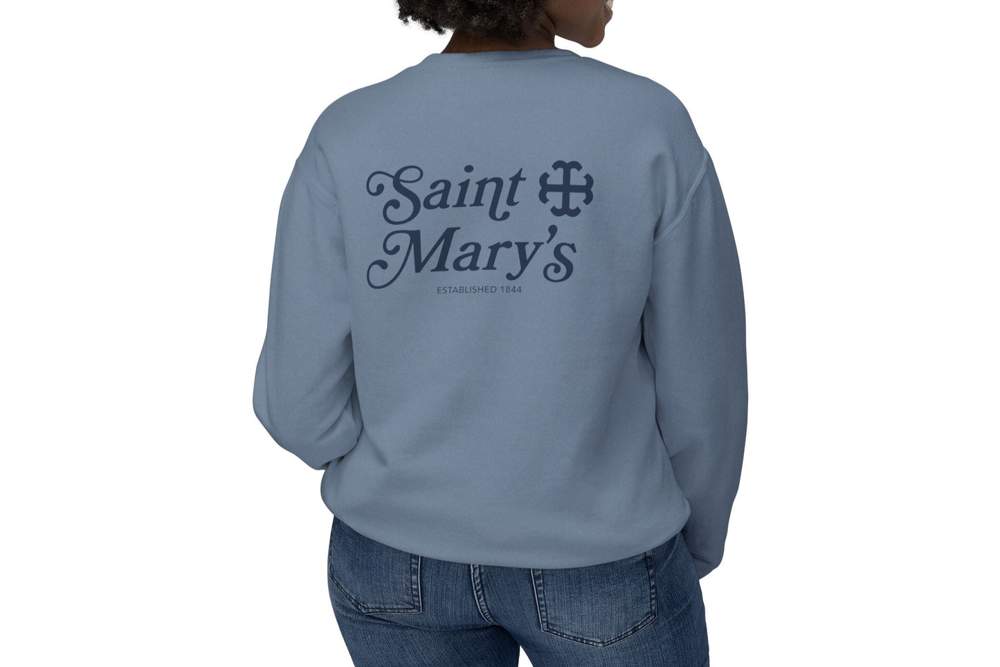 Saint Mary's College Crewneck | Matching Sweat Set | 1844 | Belles | French Cross | Better in Blue Co.