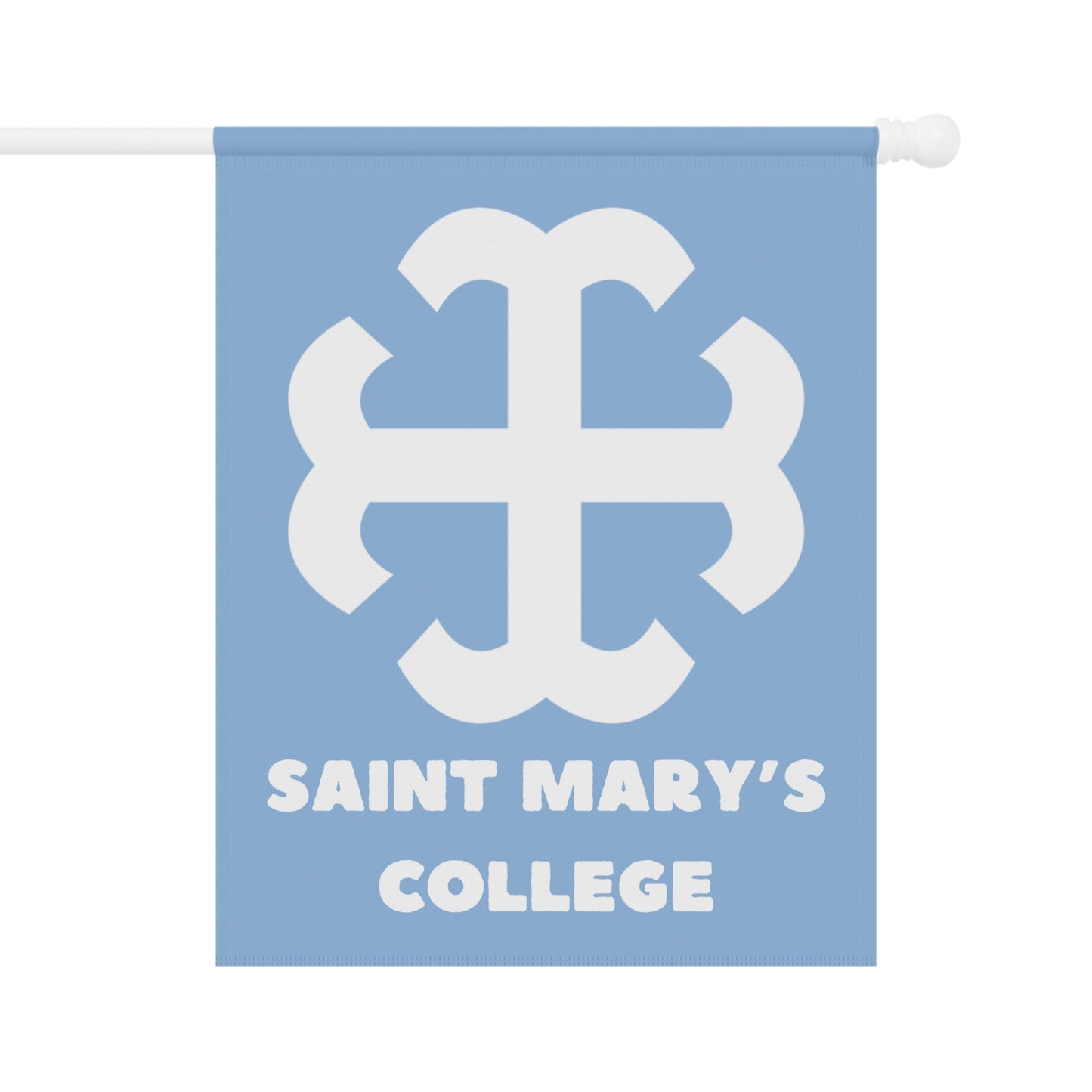 Saint Mary's College Belles Blue/White Garden & House Banner | French Cross | Better in Blue Co.
