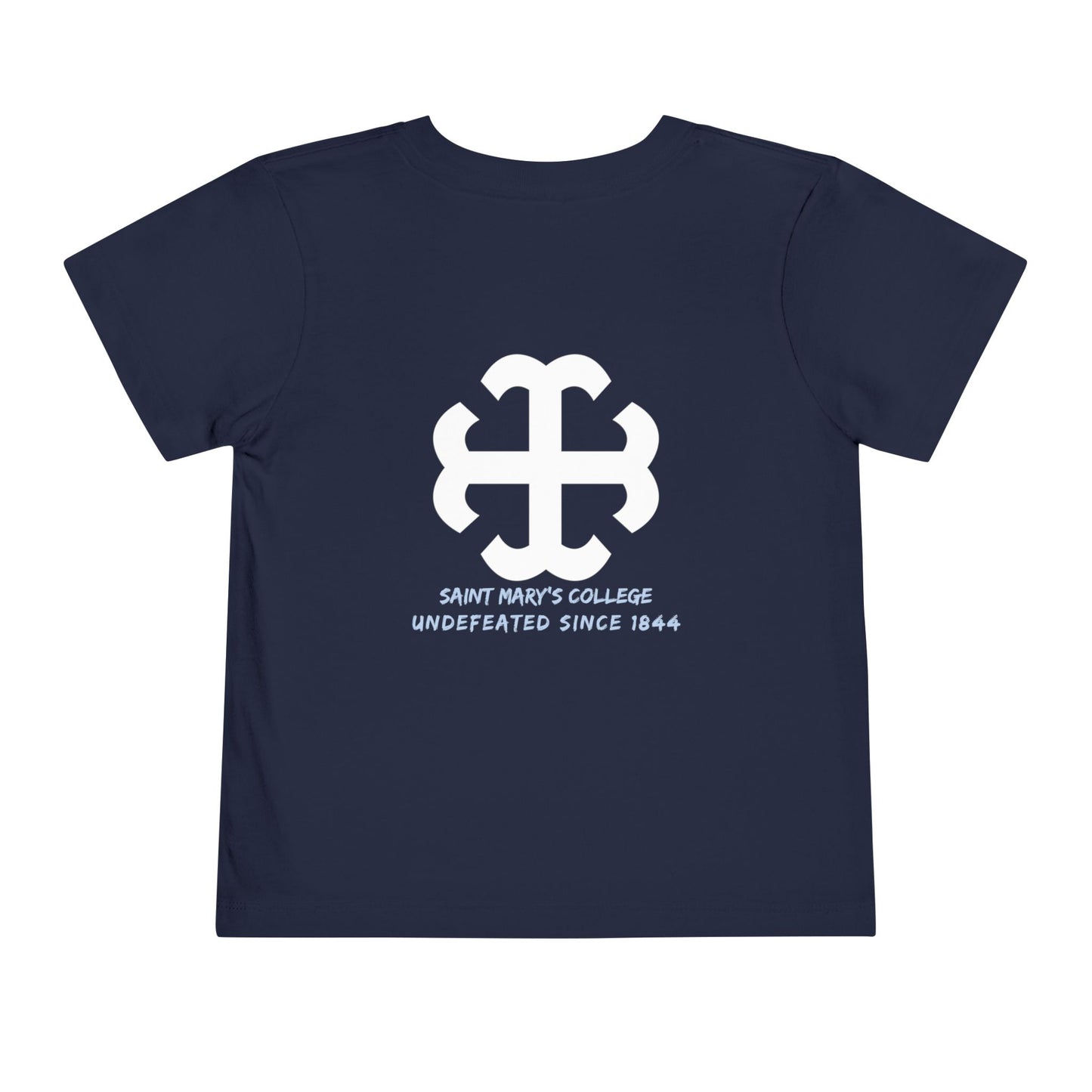 Toddler Saint Mary's College Belles Undefeated Since 1844 | Short Sleeve | Notre Dame, IN | Better in Blue Co.