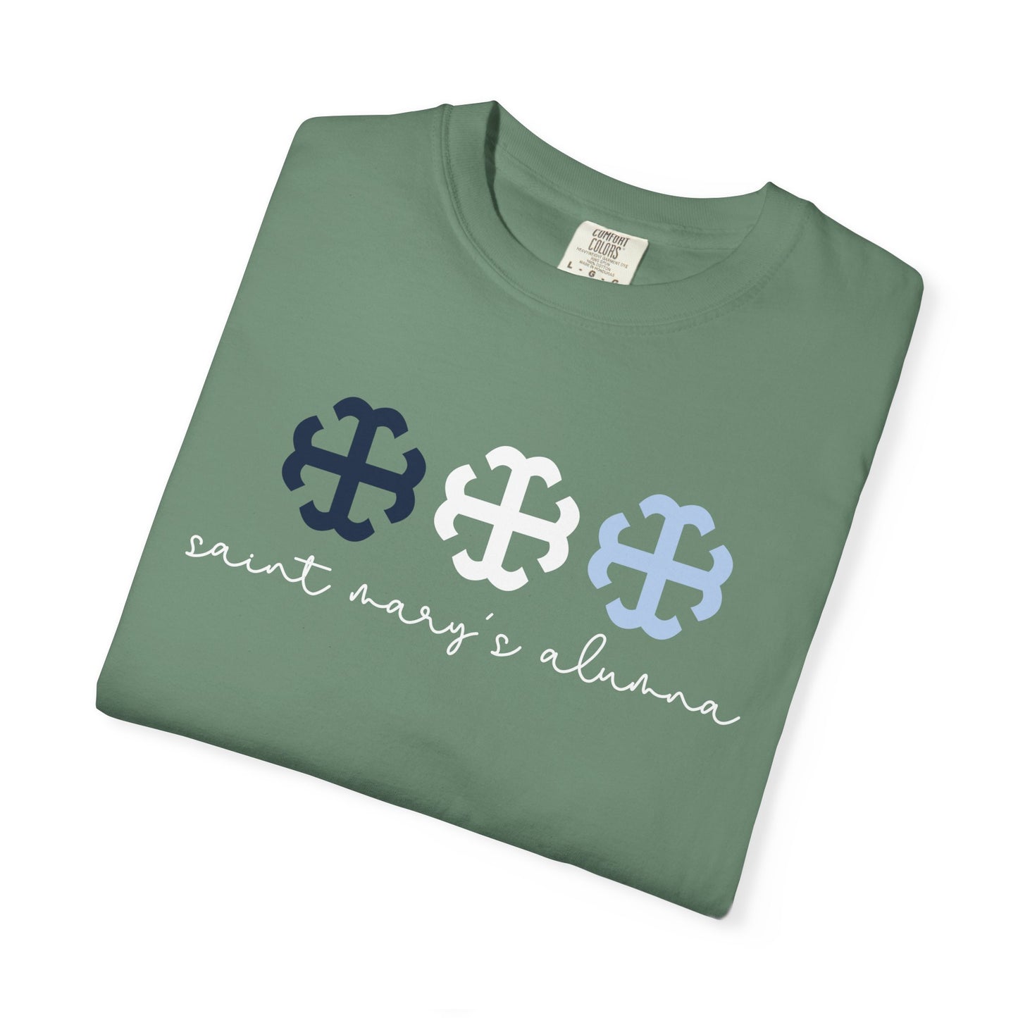 Saint Marys College French Cross Alumna Tee | Belles | Smick | Better in Blue Co.