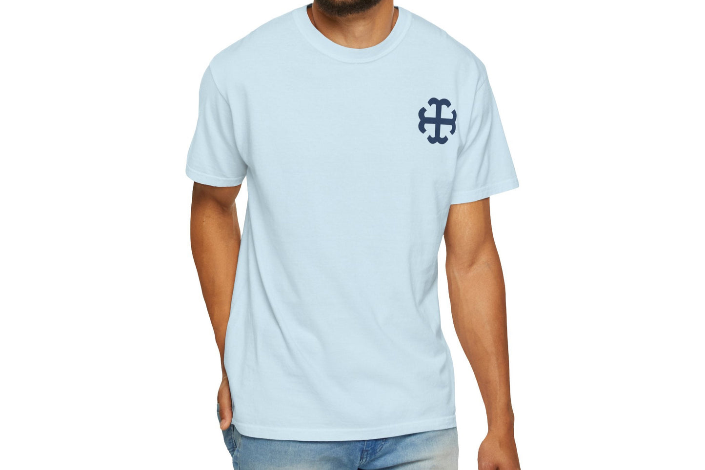 Saint Mary's College French Cross Tee | Smick | Belles Blue