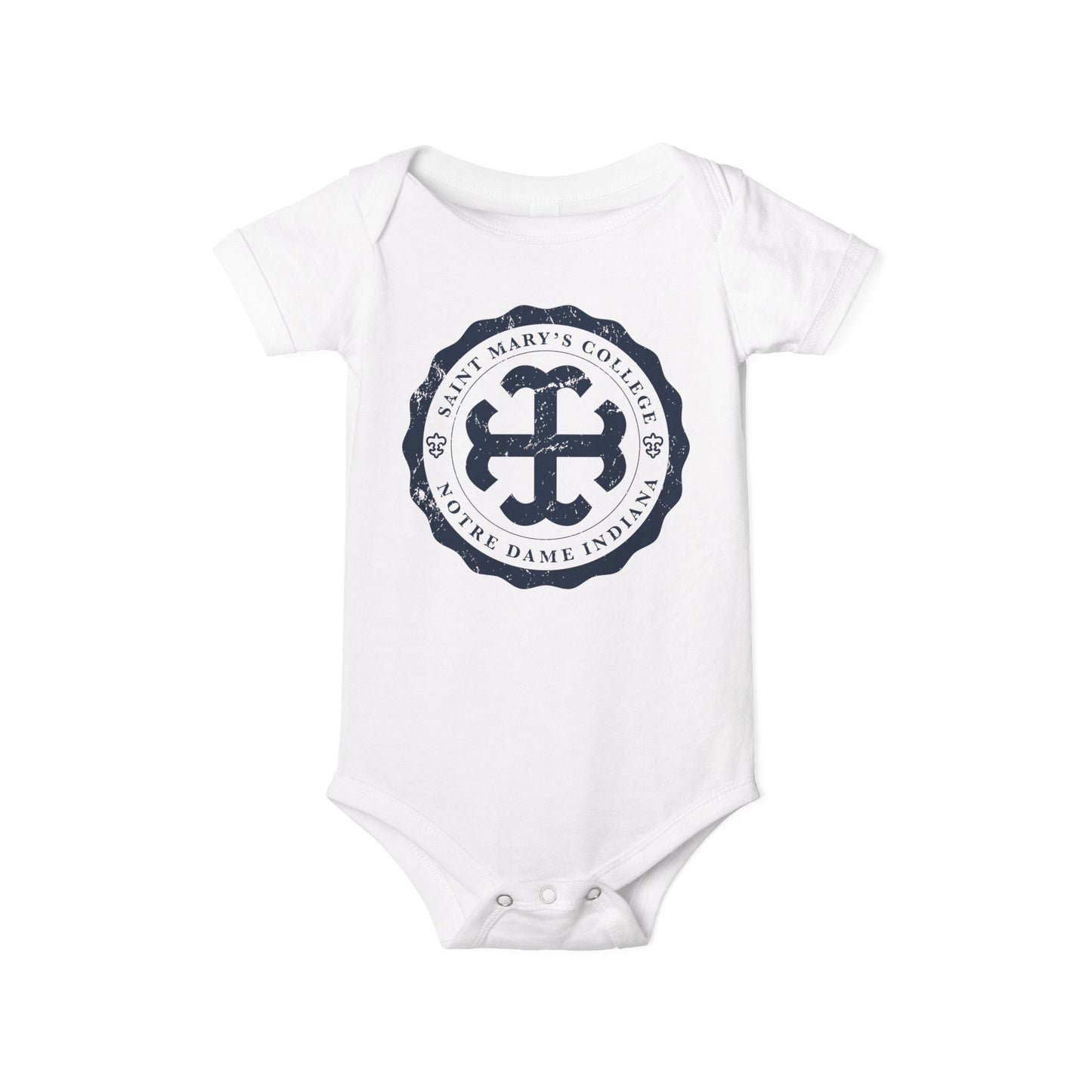 Saint Mary's College Infant Onesie No. 4 | French Cross | Baby | Better in Blue Co.