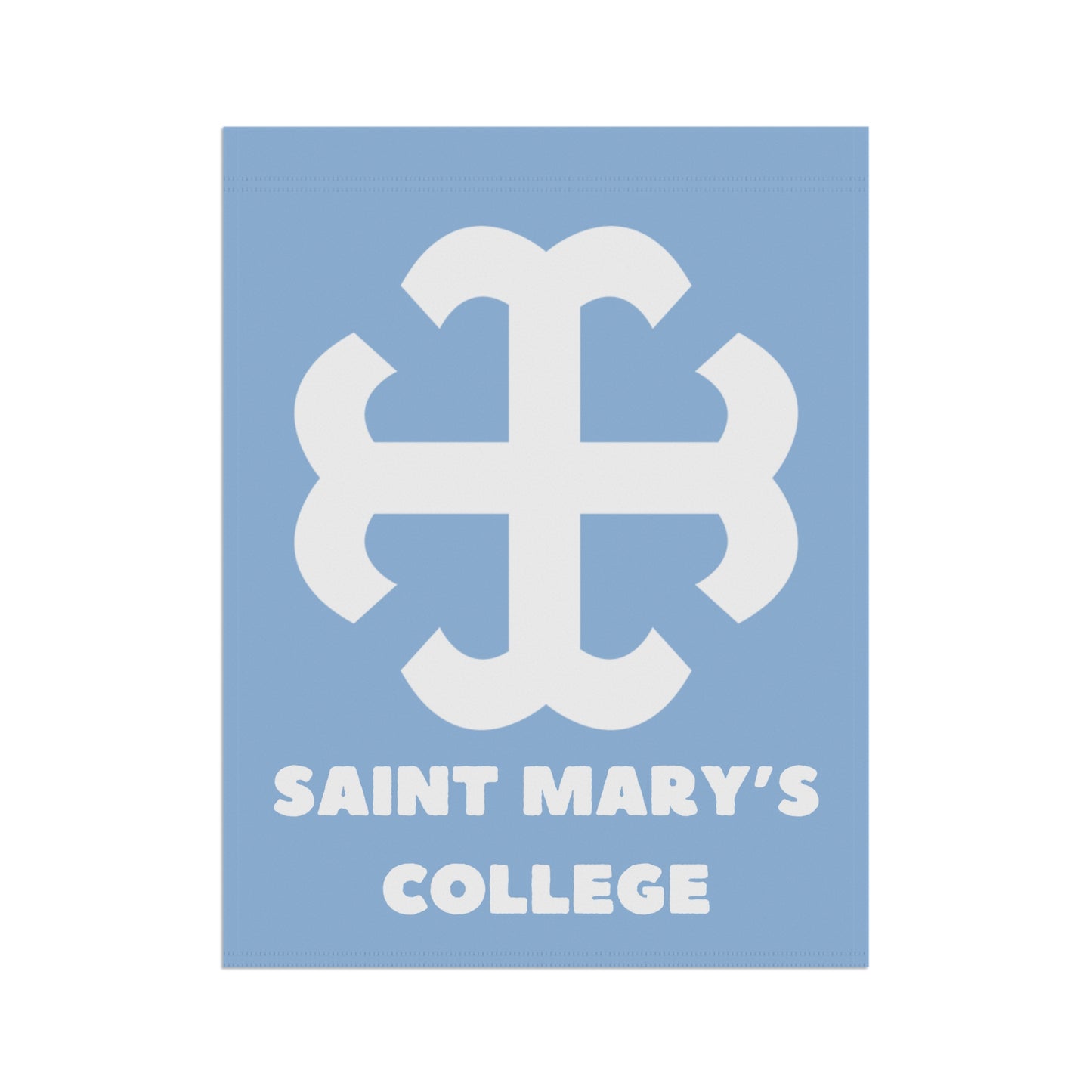 Saint Mary's College Belles Blue/White Garden & House Banner | French Cross | Better in Blue Co.