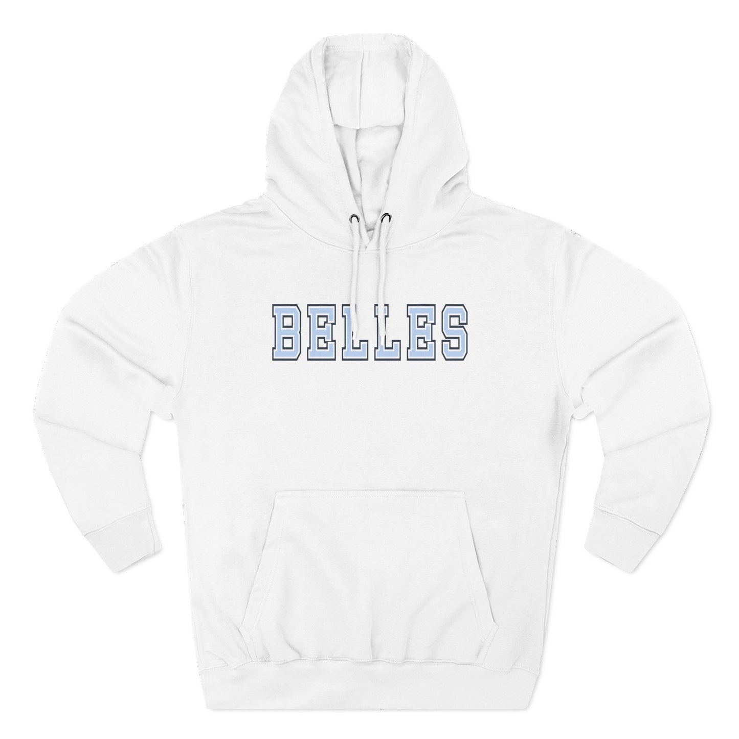 Saint Mary's College "BELLES" Fleece Hoodie | Navy Blue | Belles Blue | Better in Blue Co.