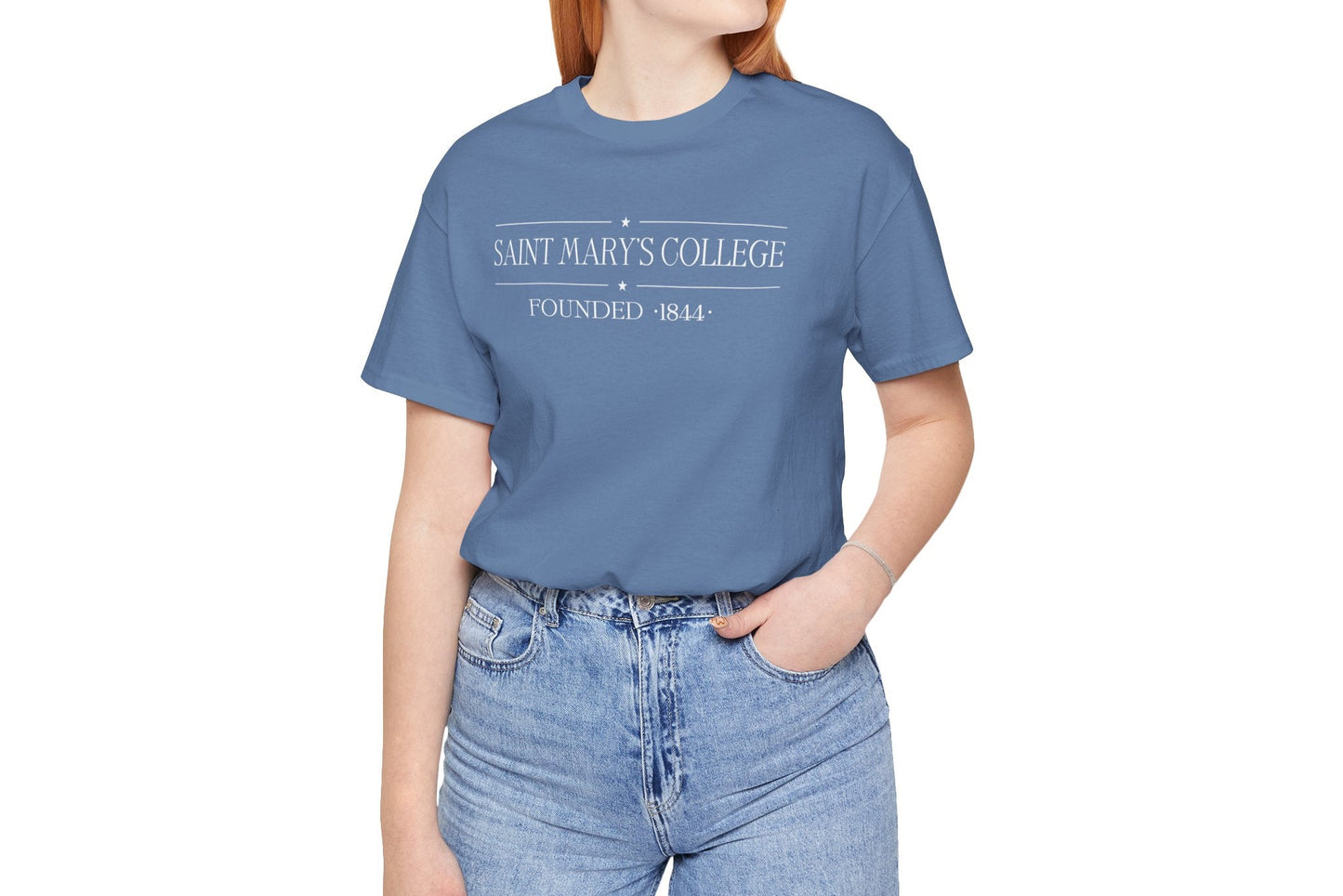 Saint Mary's College "Gilmore Girls Inspired" Tee | Founded 1844| Belles | Better in Blue Co.
