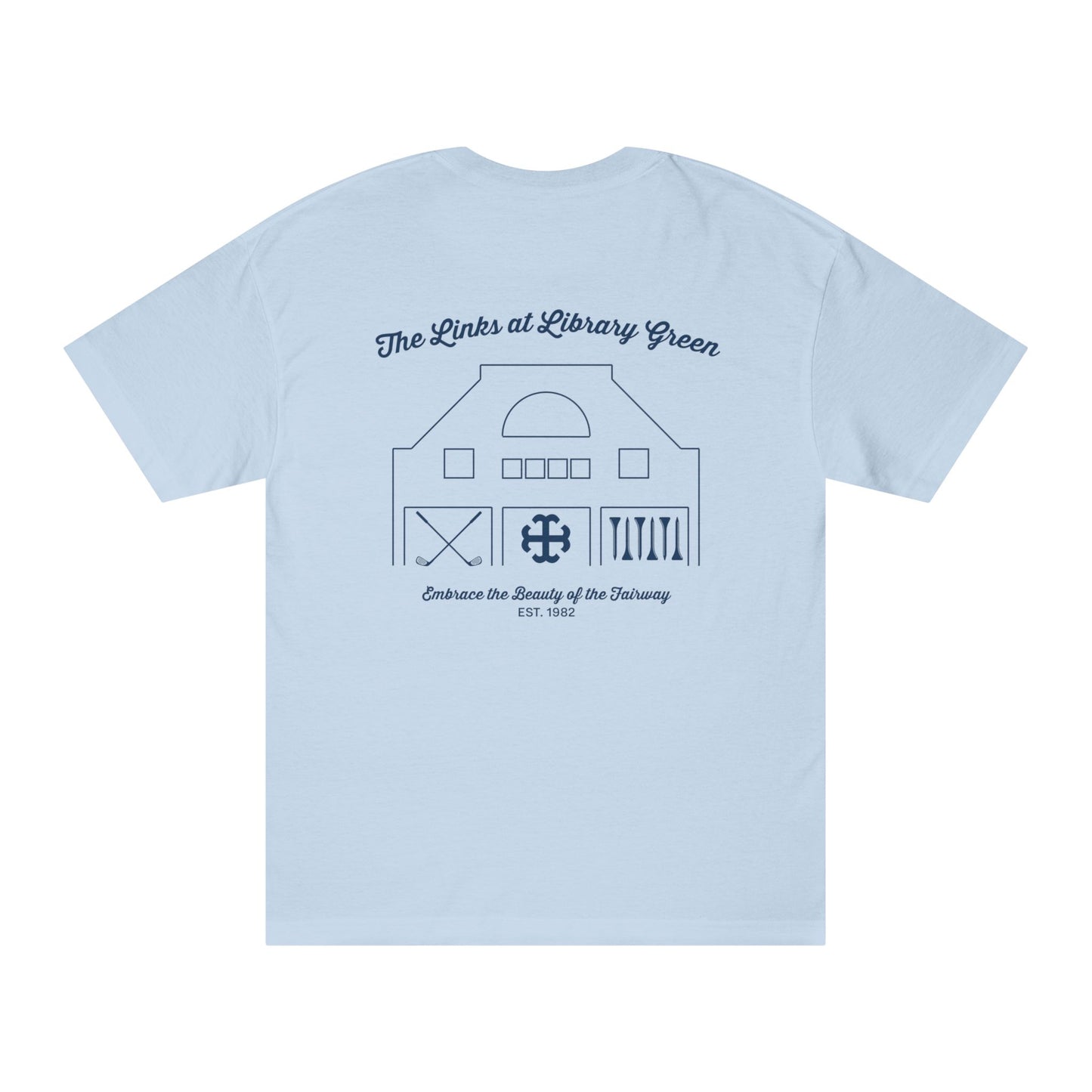 Saint Mary's College "The Links at Library Green" Unisex Classic Tee | Better in Blue Co.