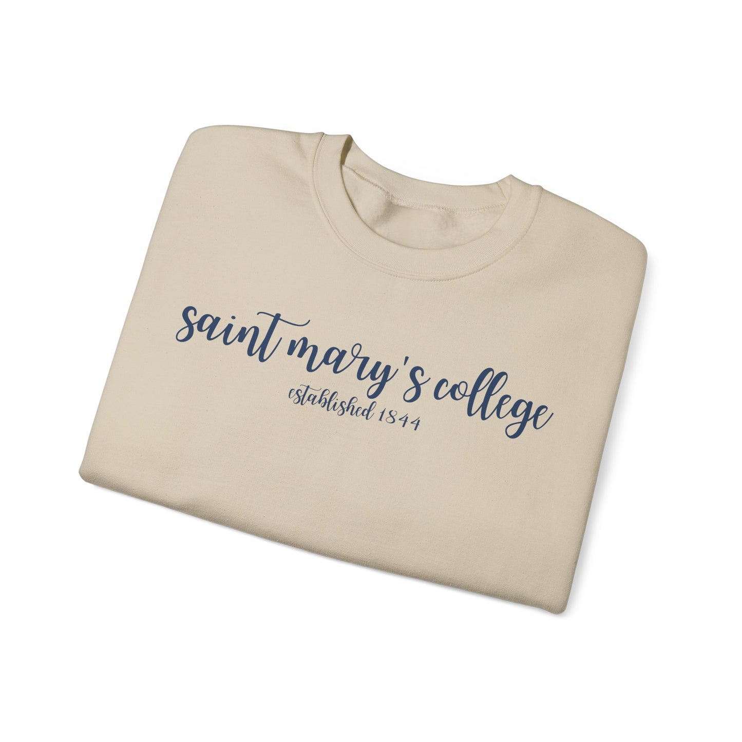 Saint Mary's College Crewneck | Smick | 1844 | Better in Blue Co.
