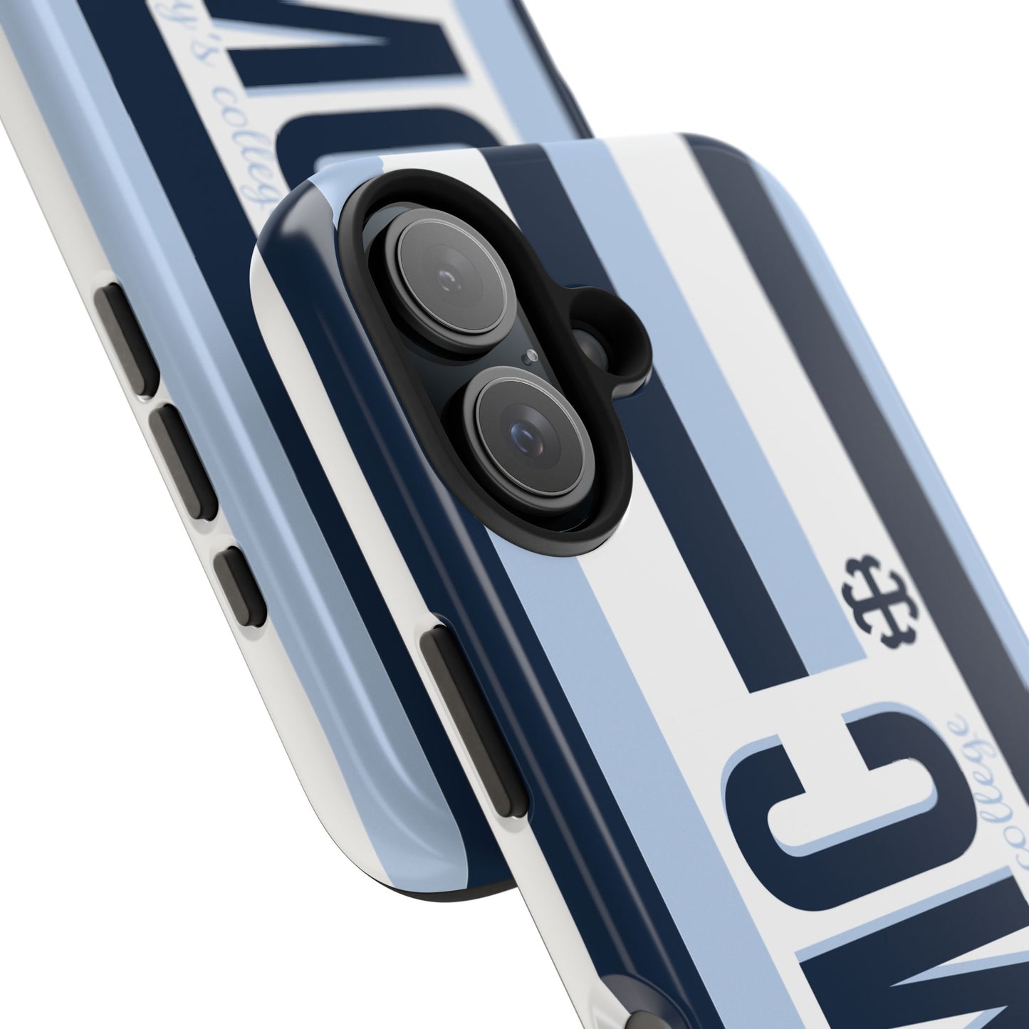 Saint Mary's College Phone Case SMC Navy/Belles Blue/White French Cross | Better in Blue Co.